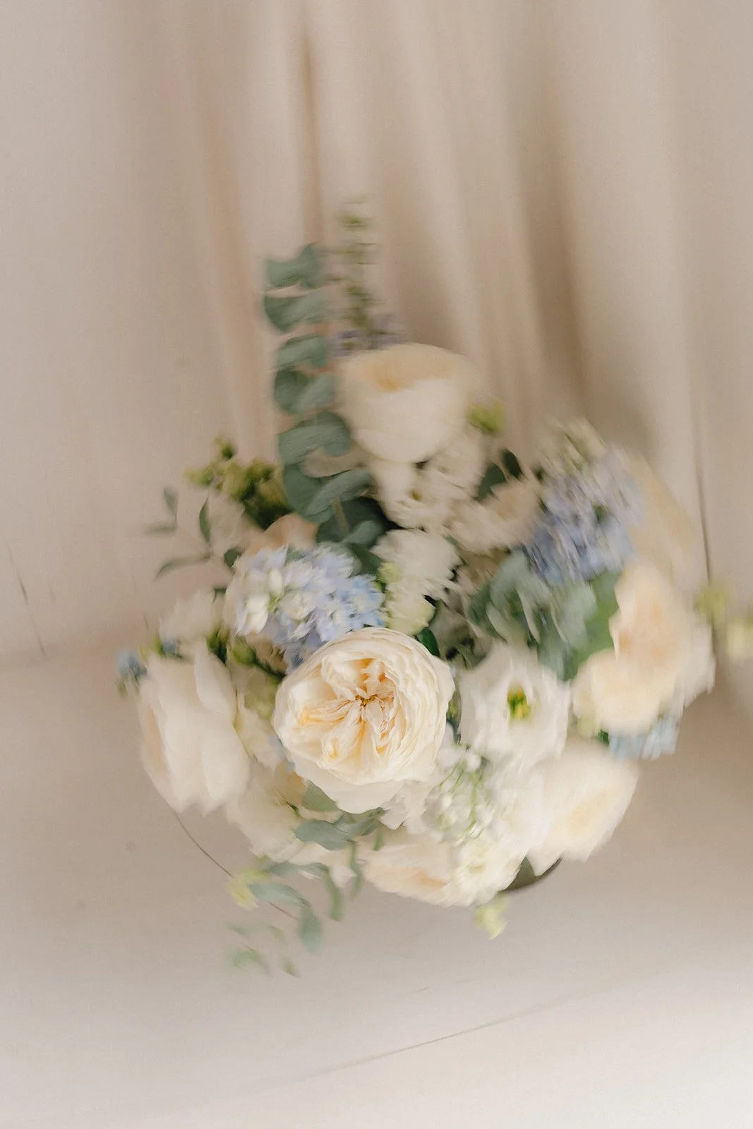 Bouquet avec un effet net et flou