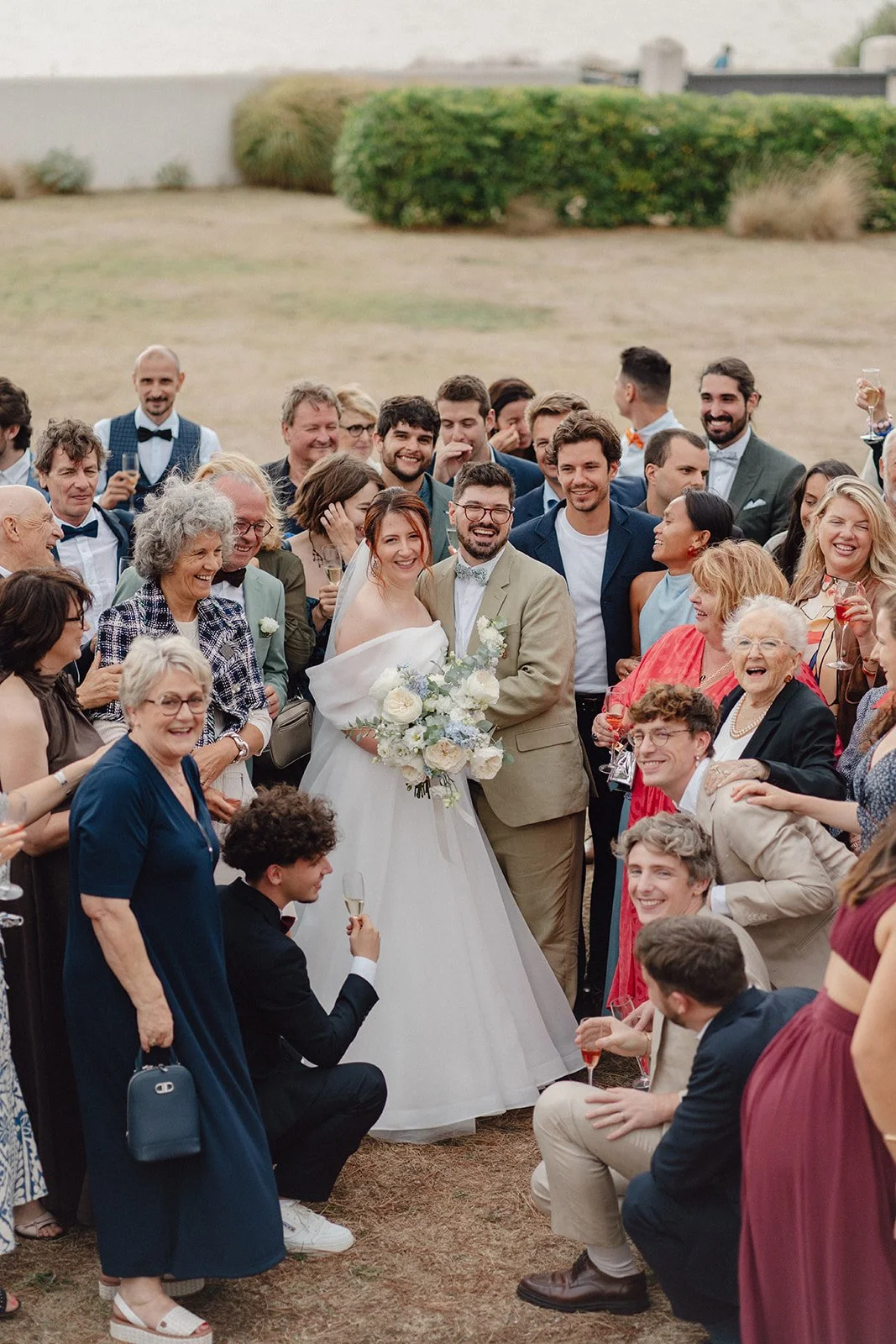 Focus photo mariée groupe