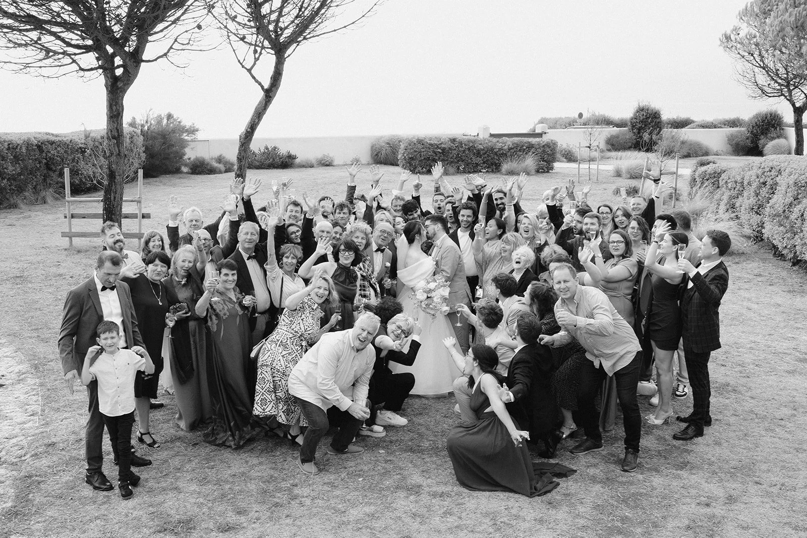 Photo de groupe joyeuse