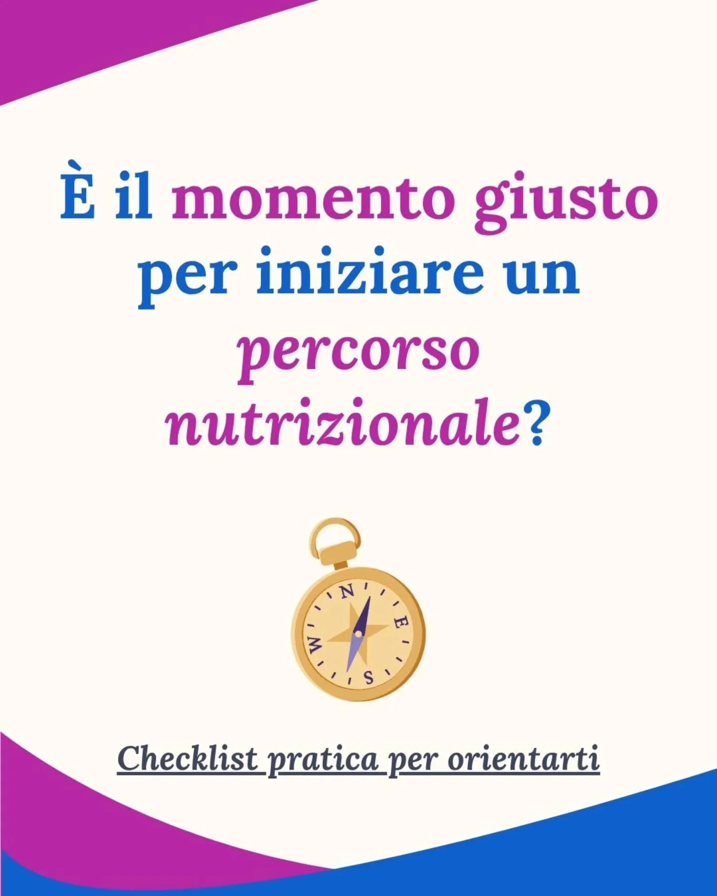 Molte persone si chiedono se esista il &ldquo;momento giusto&rdquo; per iniziare un percorso di cambiamento dello stile di vita e un percorso nutrizionale.
La verit&agrave; &egrave; che non dipende dal calendario, ma dalla disponibilit&agrave; person