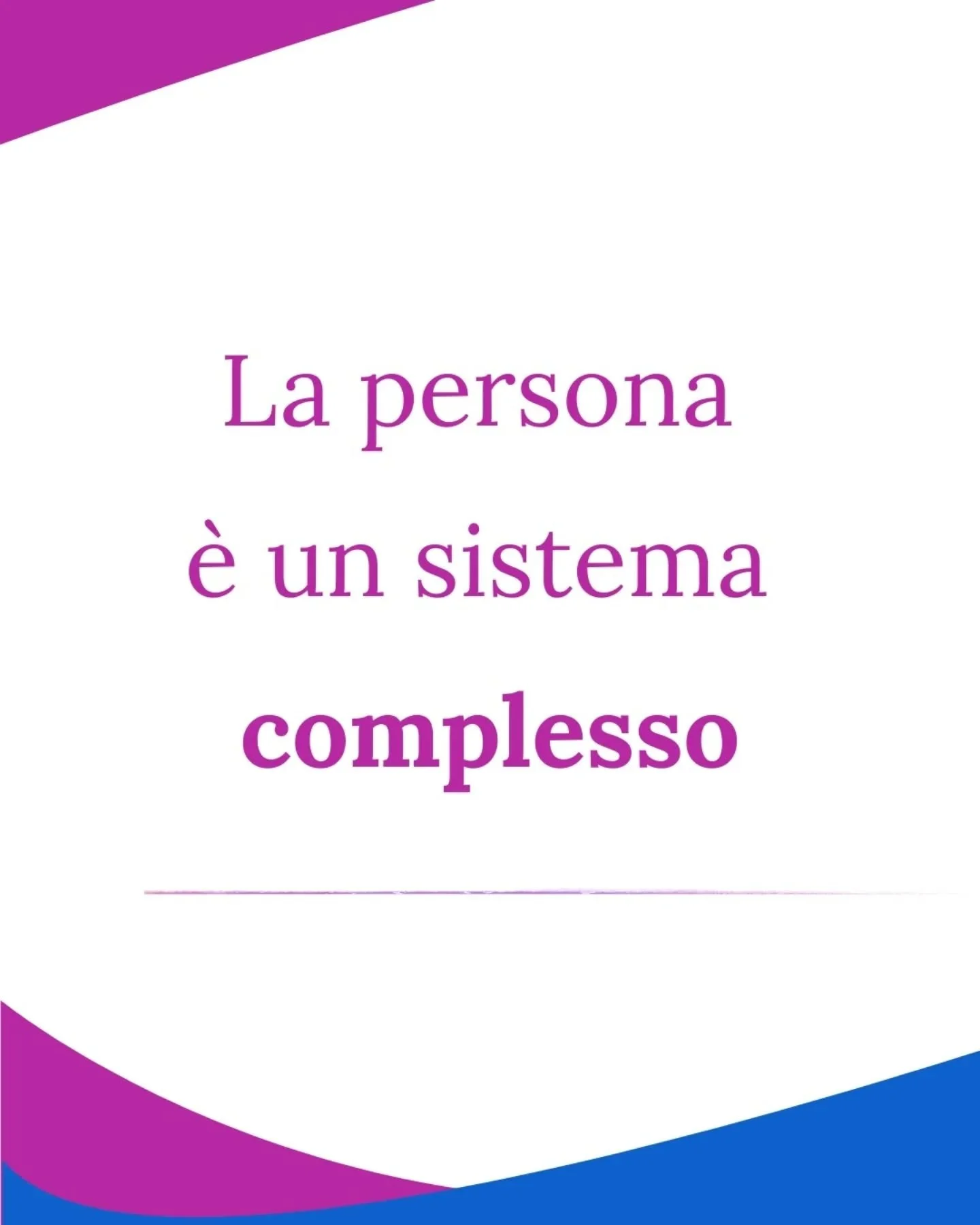 🧠 Secondo l&rsquo;Organizzazione Mondiale della Sanit&agrave;, la salute &egrave; uno stato di benessere fisico, psicologico e sociale, non la semplice assenza di malattia.

🧬 Questo significa riconoscere la complessit&agrave; dell&rsquo;essere uma
