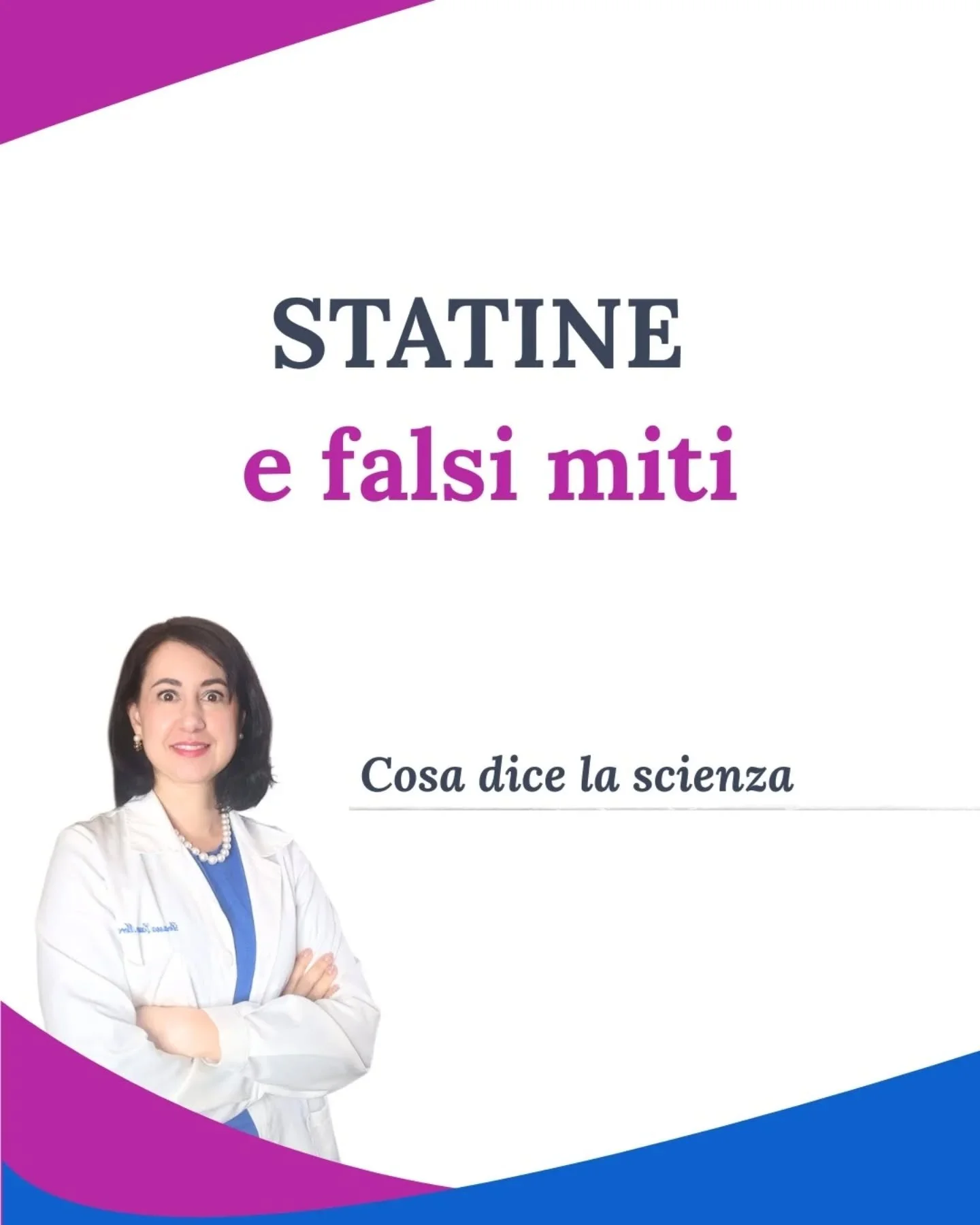 Le statine sono tra i farmaci pi&ugrave; studiati in medicina.
Il loro ruolo &egrave; chiaro: ridurre il rischio cardiovascolare.

Agiscono abbassando il colesterolo LDL, che &egrave; un fattore causale dell&rsquo;aterosclerosi.
Non trattano solo un 