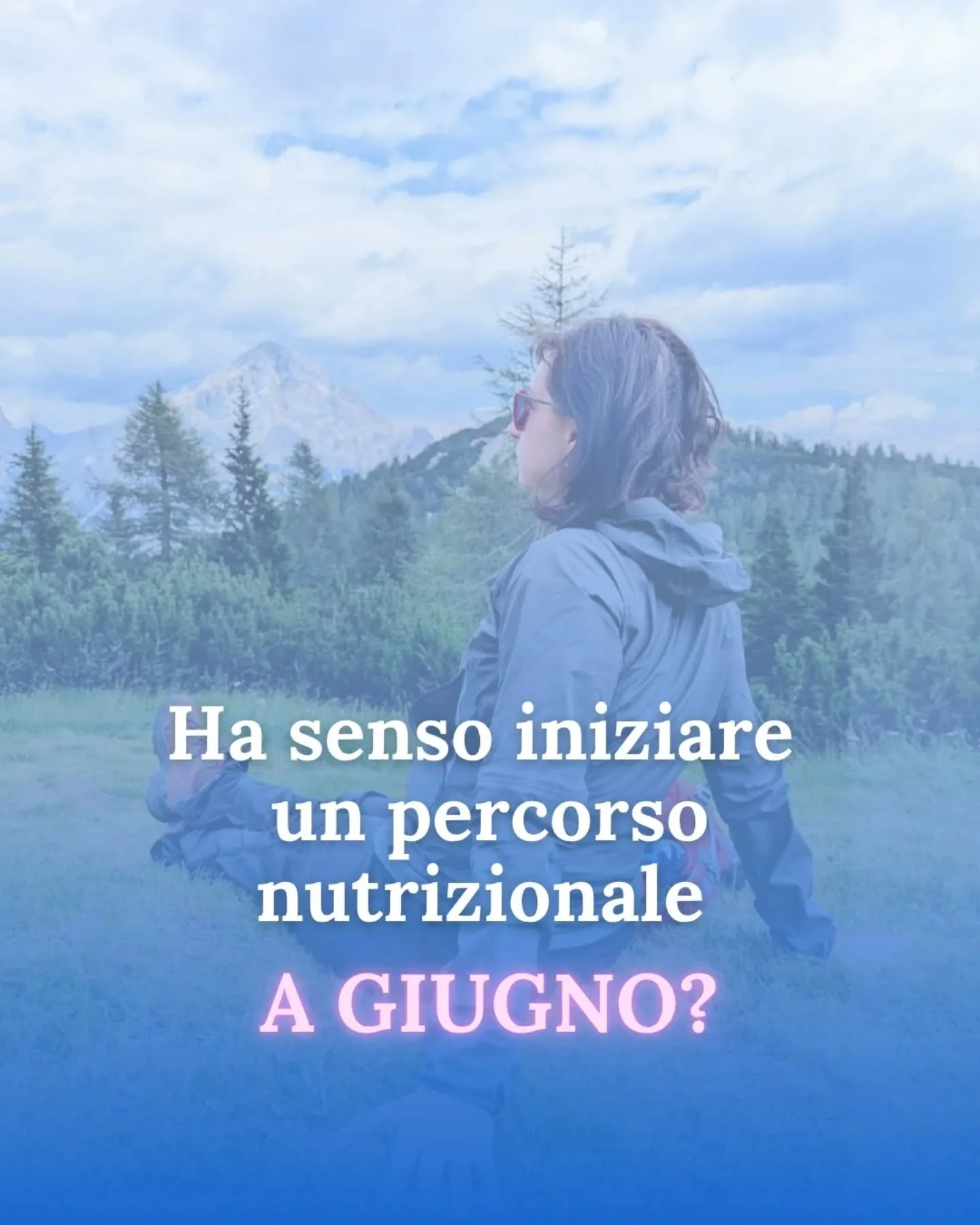 Molte persone pensano che giugno sia troppo tardi.
Troppo tardi per iniziare.
Troppo vicino all&rsquo;estate.
Con troppe occasioni sociali.
Troppo vicino alle vacanze.

In realt&agrave;, spesso &egrave; proprio questo modo di pensare che mantiene le 