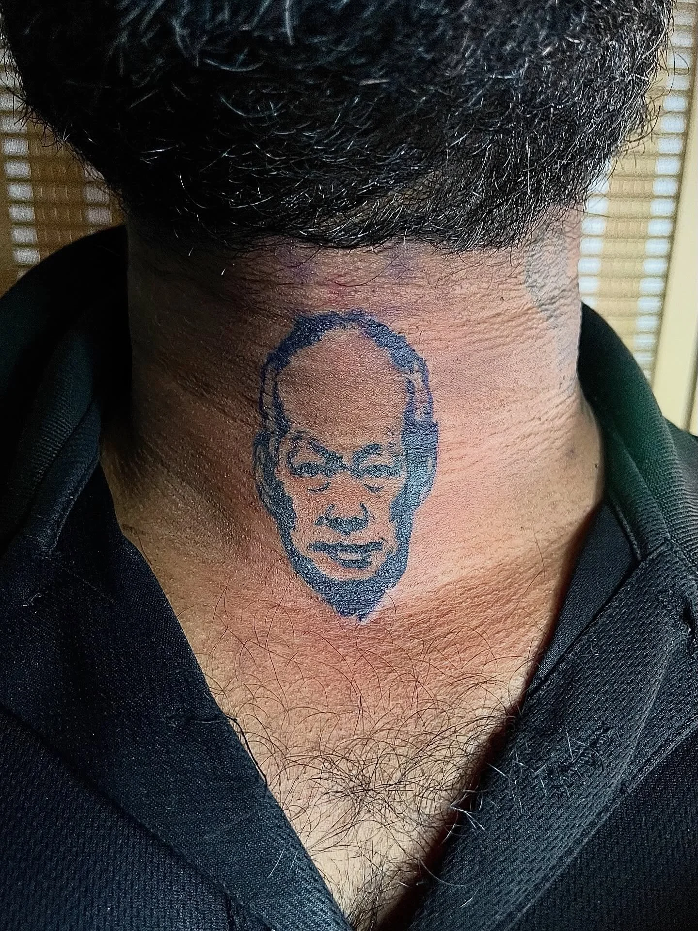 There are days,
Then there are DAYS.

Kumar walked into @firsttattoostudio 
Asking to get a tattoo of LKY on his neck.
To which the only appropriate response is
&ldquo;Huh?&rdquo;

As the conversation flowed, turns out that Kumar came from a life of 