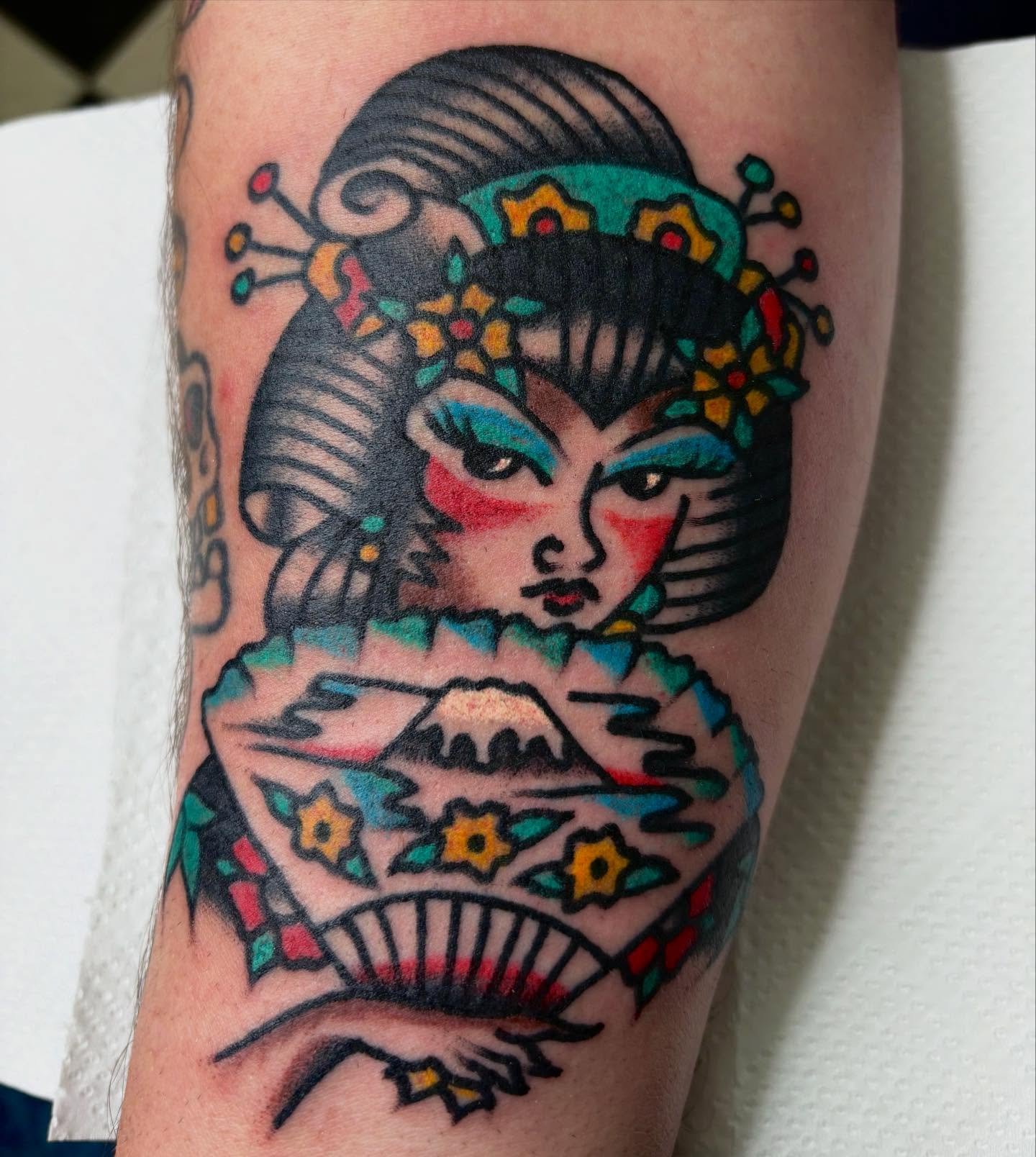 From paper to skin. Done at @futurerosetokyo