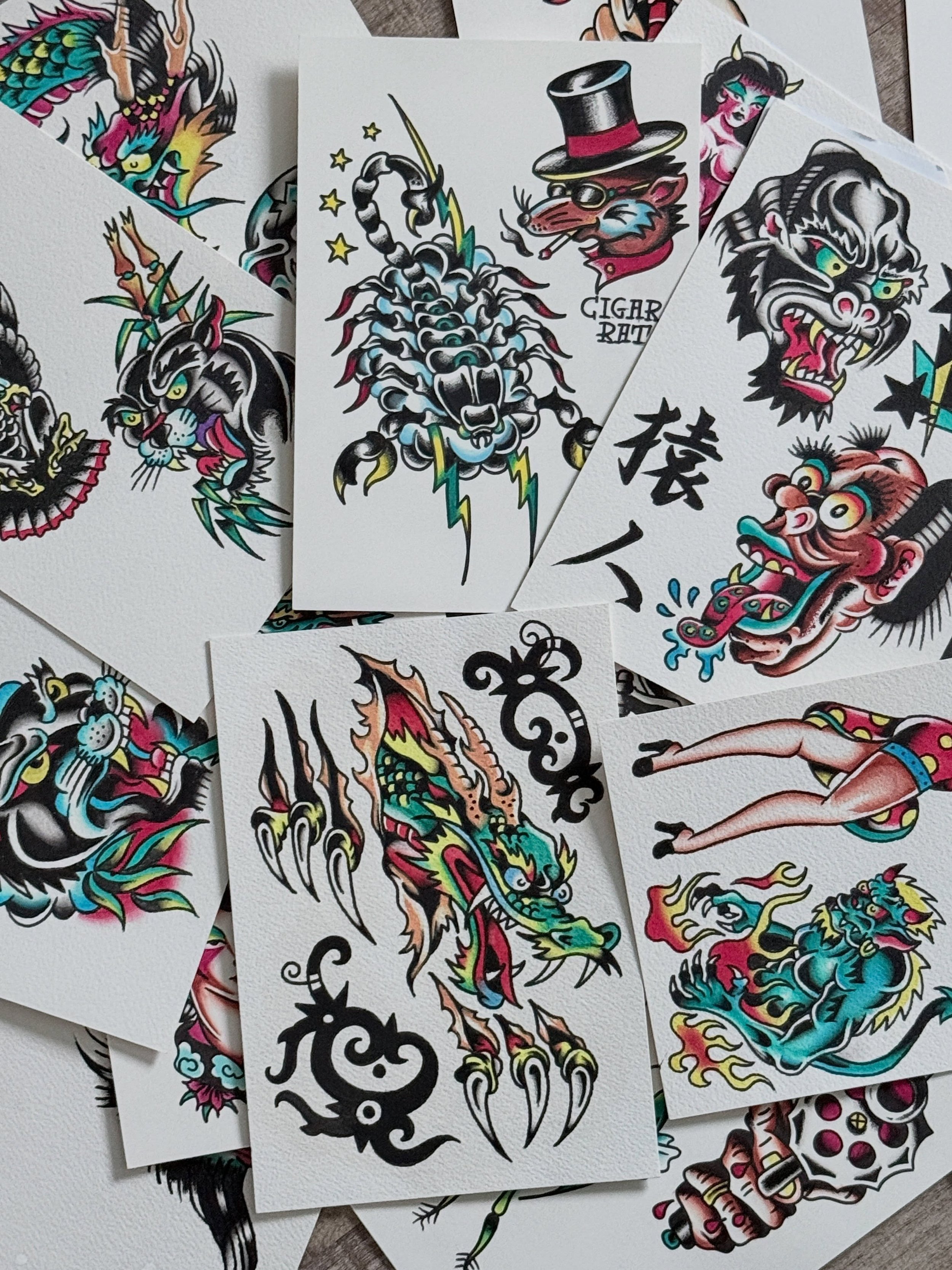 Some designs i would wanna do @ apprentice rates!!! DM 📩🕺🏻
.
.
.
.
.
.
#singaporetattoo #americantraditional 
#traditionaltattoo #flash #tattoo