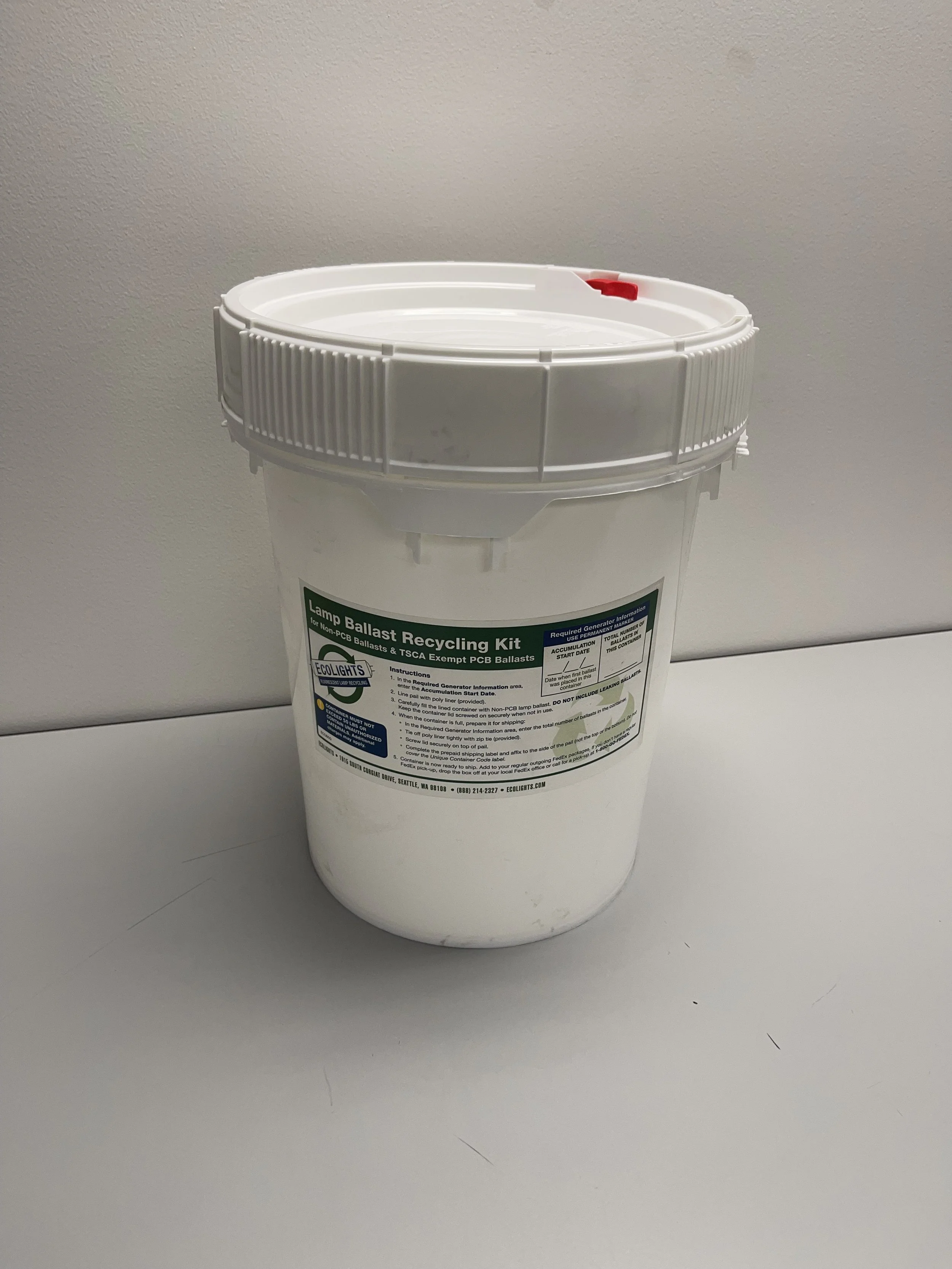 Lighting Ballast Recycling Kit (Non-PCB Only)