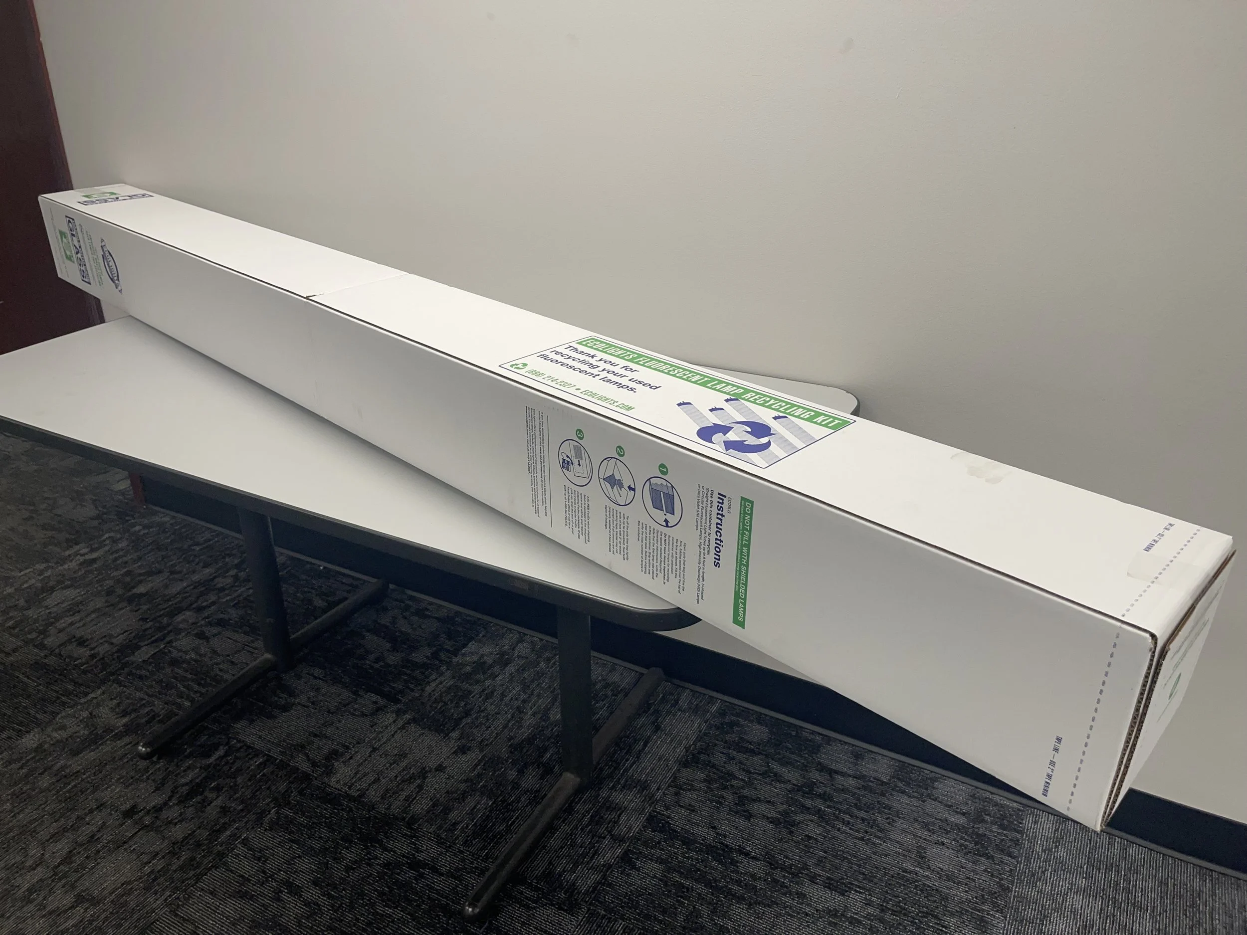8-ft. Straight Fluorescent Lamp Recycling Kit
