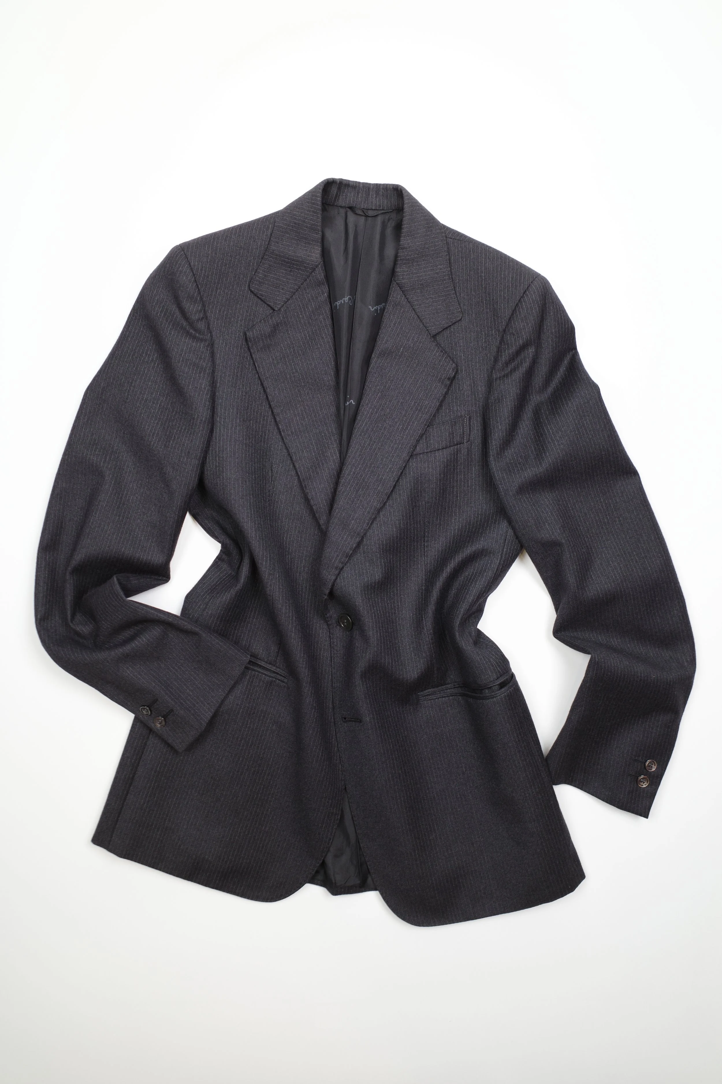 Pierre Cardin Striped Flannel Coat
