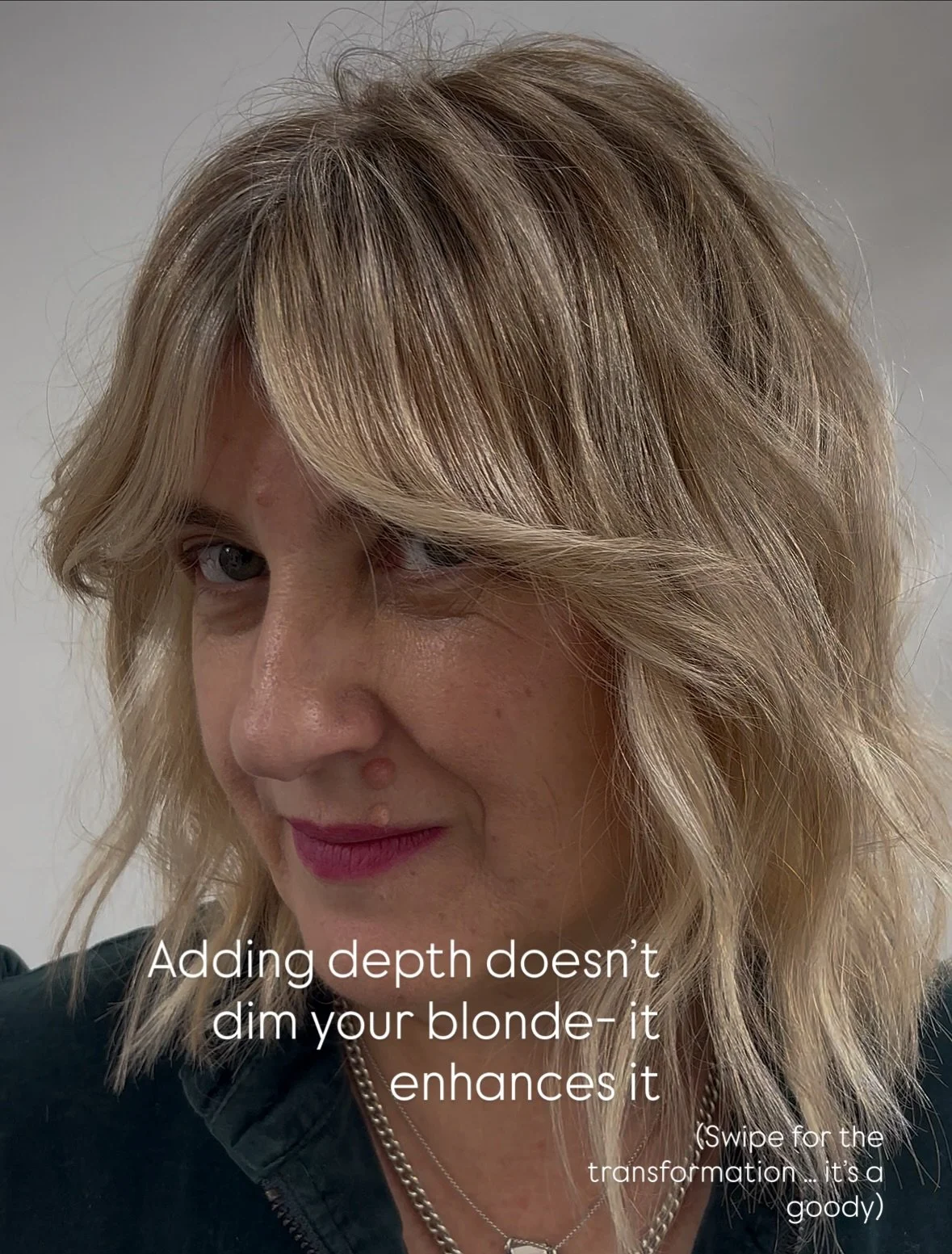 Adding depth doesn&rsquo;t dim your blonde - it enhances it ✨

Frome block white blonde to that golden honest blonde
This transformation is all about balance and brightness and I enjoyed every minute of it- especially as me and my client managed to h