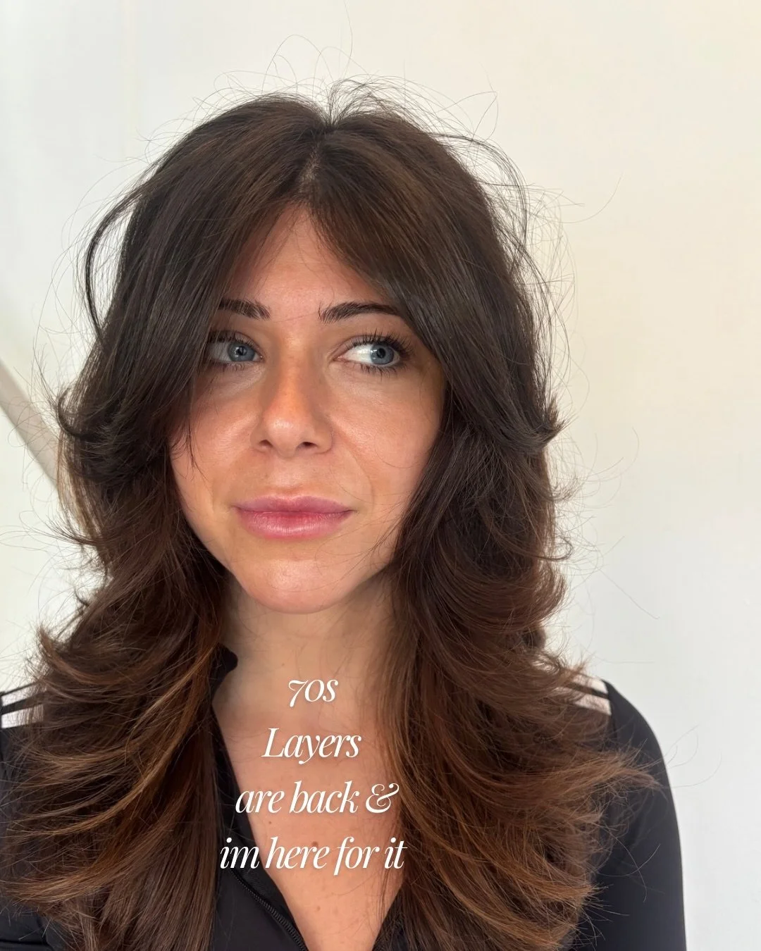 Goodbye long, one-length hair 

Hello 70s-inspired layers that move, frame, and define. This cut is all about on-trend texture, effortless volume, and face-framing magic ✨

And I am HERE FOR IT 

Bored of your lifeless hair ? Want to make it more Int