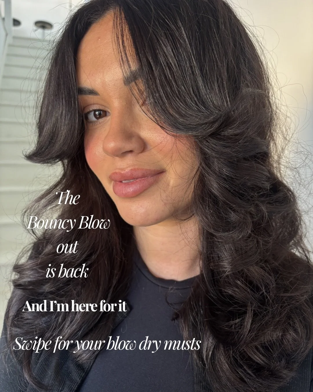 Bouncy blow drys are back &hellip; 🙌

As a millennial hairdresser, I am in my element right now with the bouncy blow dry requests&hellip; my time to shine has finally arrived 😂

Here&rsquo;s some advice when trying to re create it at home 

Save it