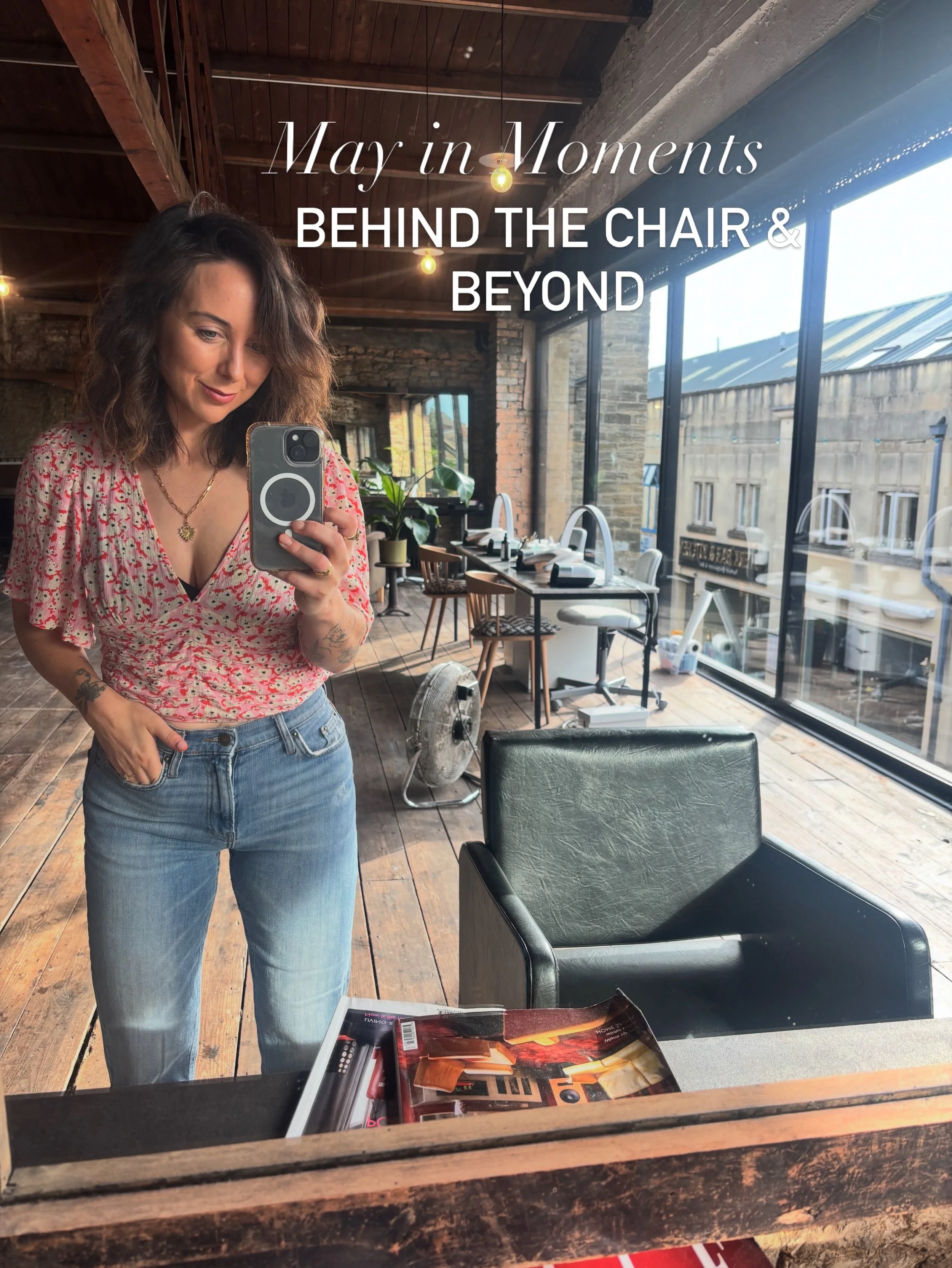 My May in Moments ✨

Behind the chair &amp; beyond 

It was a BIG month 

- Starting with working in my new beautiful hair home on the freelance floor at Melanie Giles 
- Big hair transformations seemed to be the theme amongst my clients which i love