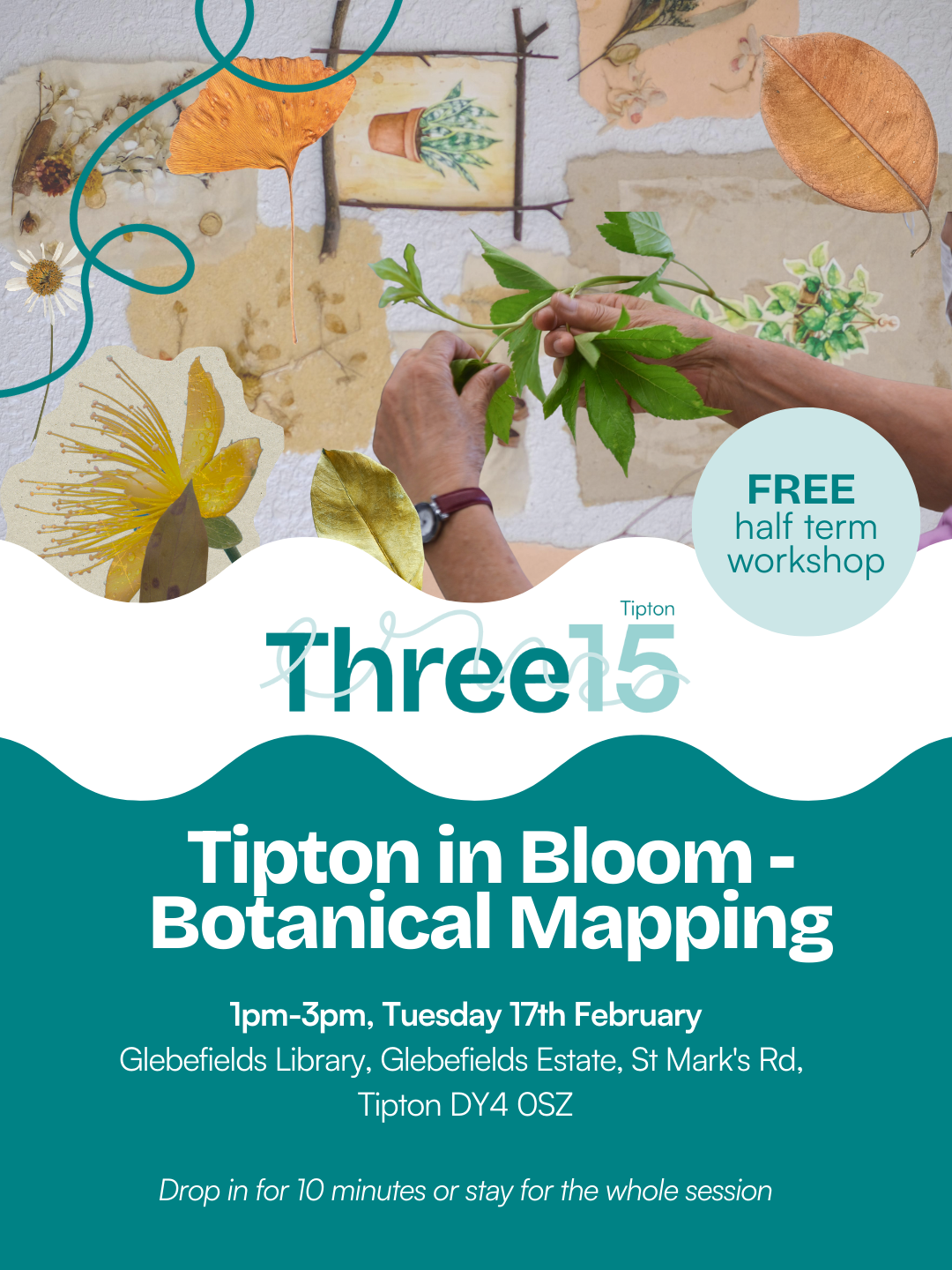 Three 15 Tipton - Join us for half term fun with Tipton in Bloom