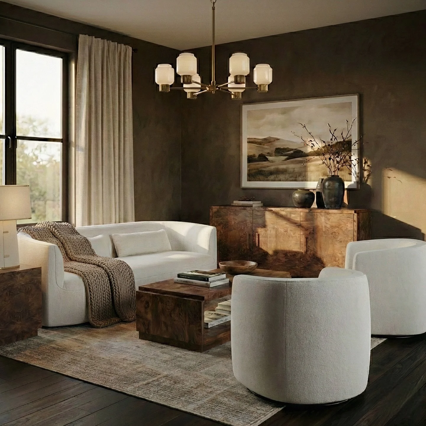 Easy layers, warm textures, and pieces that feel right at home. 
Shop now at cohousedesigns.com 

#interiordesign #craftedinteriors #livingroom