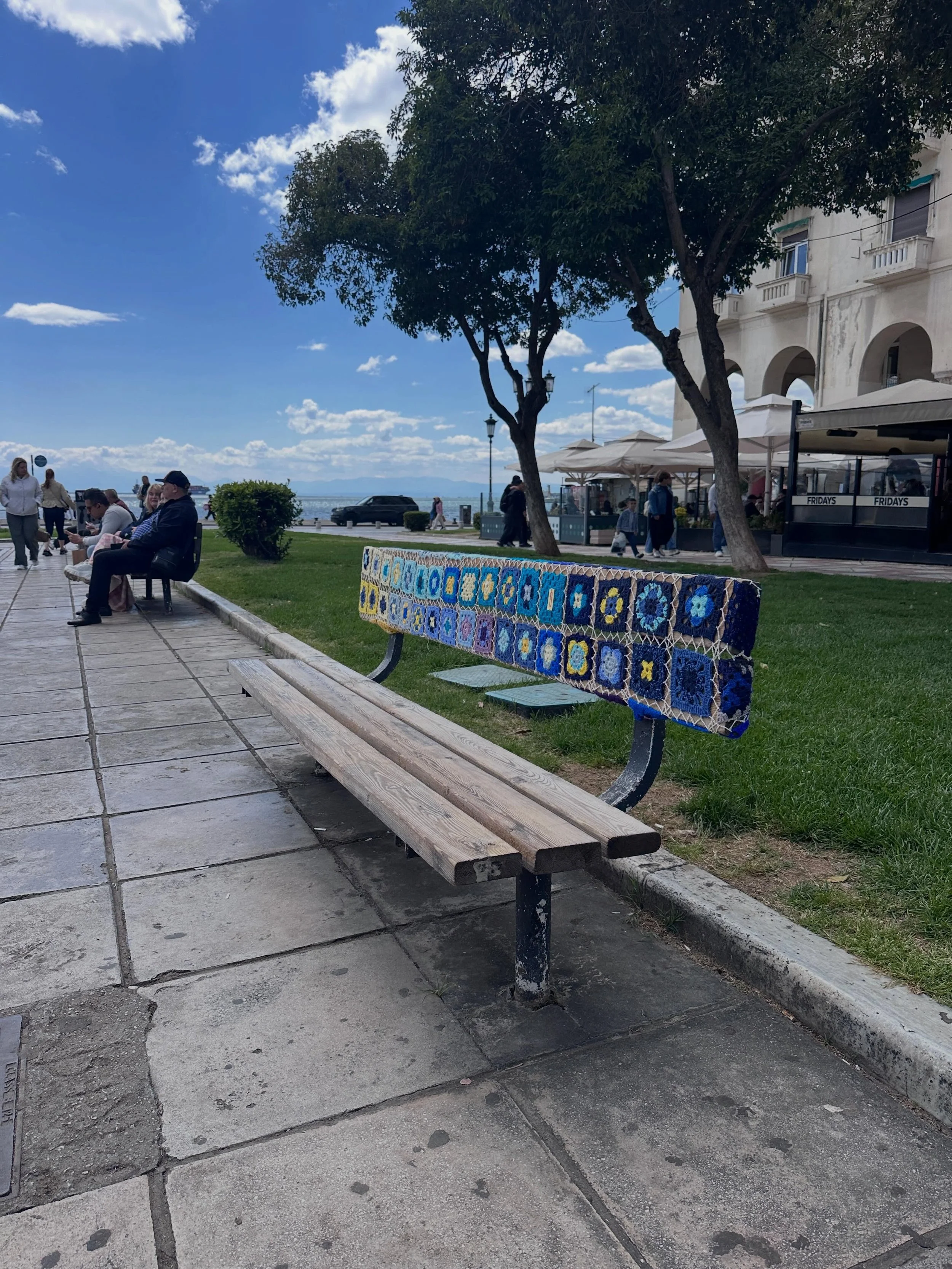 Went to Thessaloniki for a few days - pt. one 💙😌👌 #skg 
2. But I did
3. Travelling beneath a Scorpio full moon that lit up the clouds
4. 🌍
5. The tall buildings everwhere took a bit getting used to but the city knows great architecture and detail