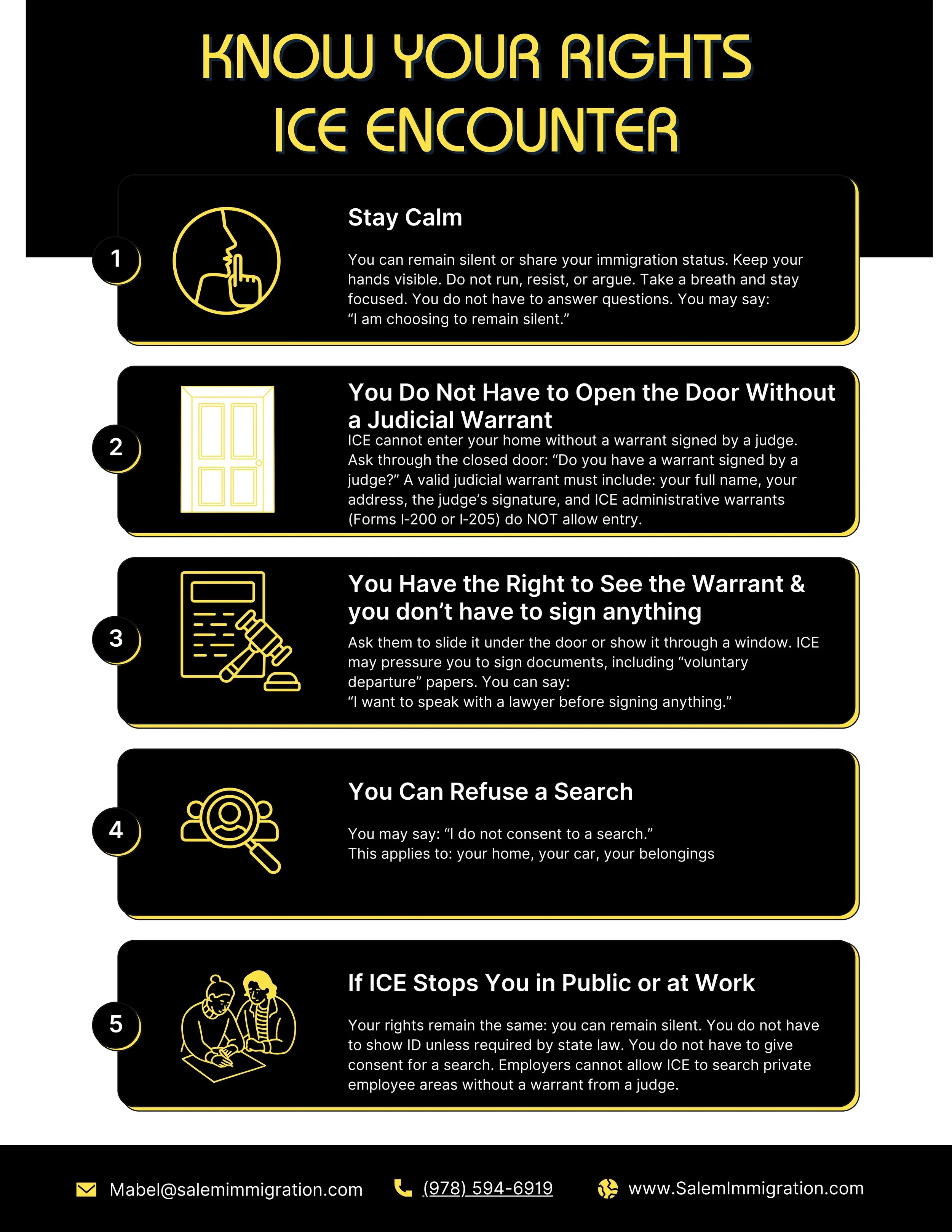 Know Your Rights - ICE Encounter