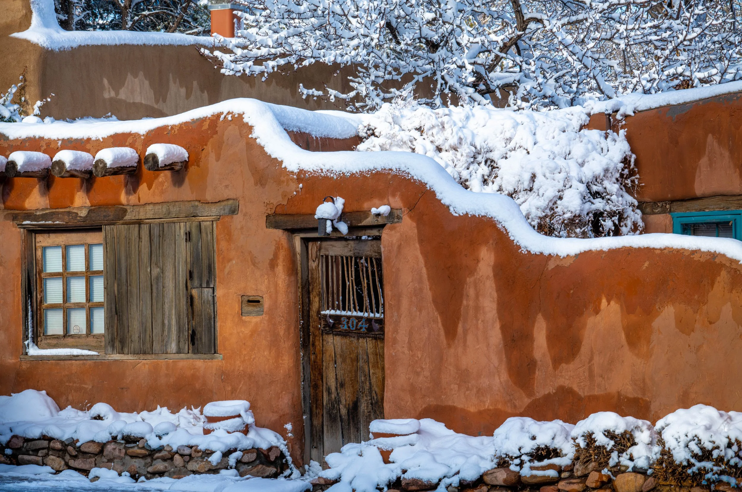 Fresh Snow Canyon Road