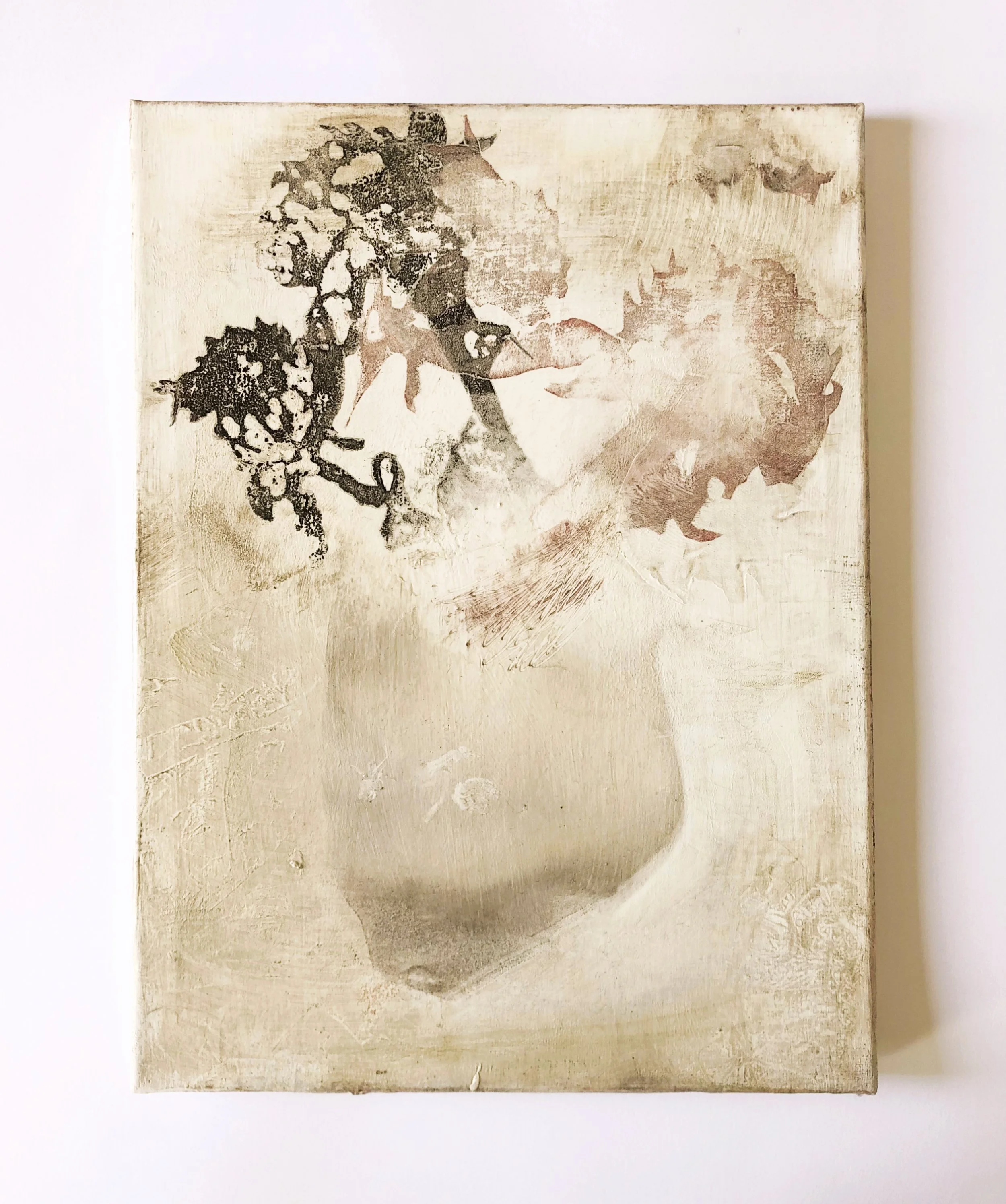 Flowers - Lorenzo Romani - mixed media on canvas