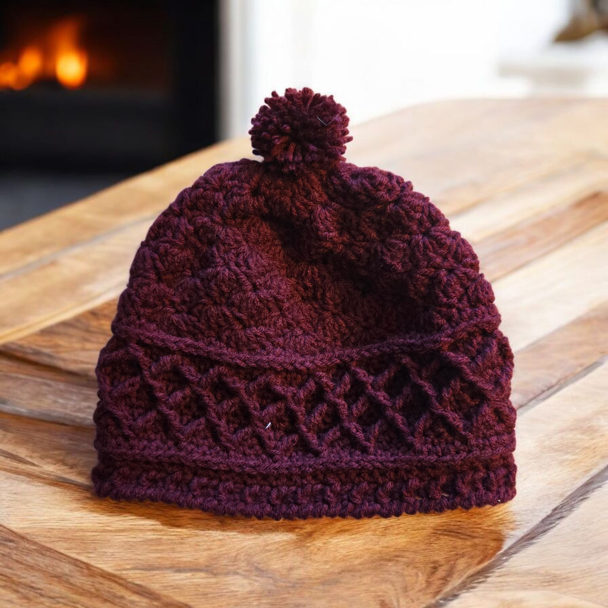 Cozy Maroon Beanie