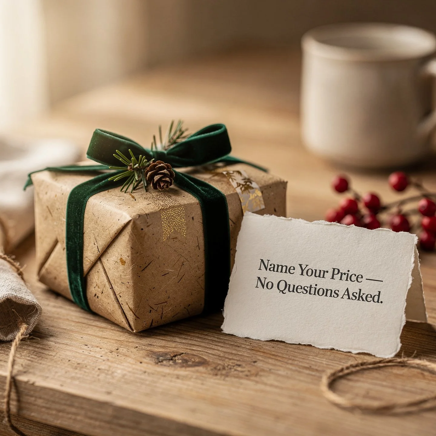 Always Cyber Monday. Always Cyber Caring. 🤍 At The Gifted Haus, if there&rsquo;s something you truly love but can&rsquo;t afford right now, you can name your price &mdash; no questions asked.

Just send me a DM and we&rsquo;ll make it happen &mdash;