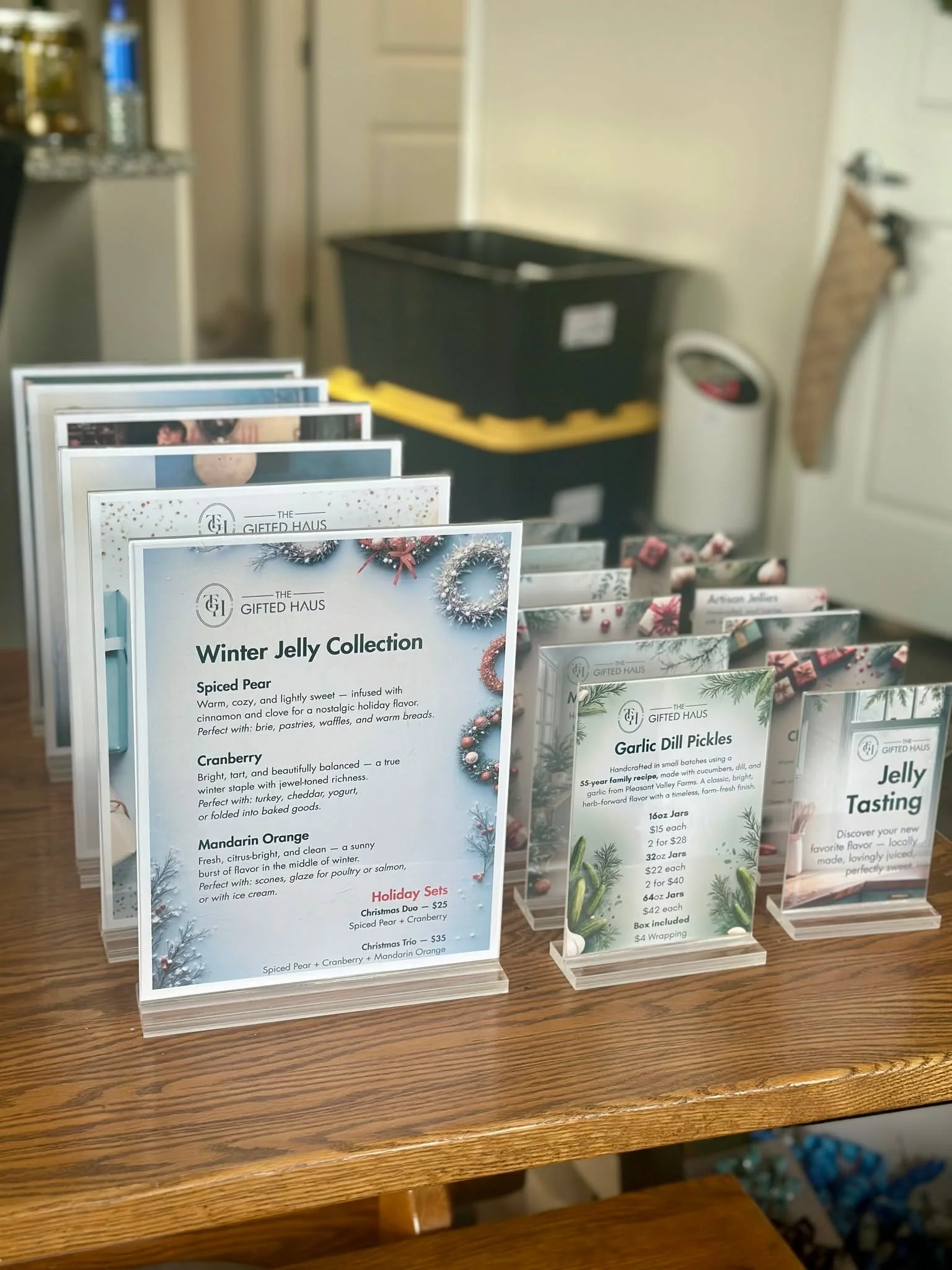 Craft fair prep is real work &mdash; printing signage, pricing everything, styling displays, and organizing more accents than I can count.

But it&rsquo;s finally all coming together, and The Gifted Haus is officially ready for the Andover Holiday Cr