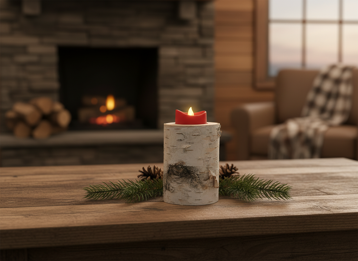 Birch Light Holder