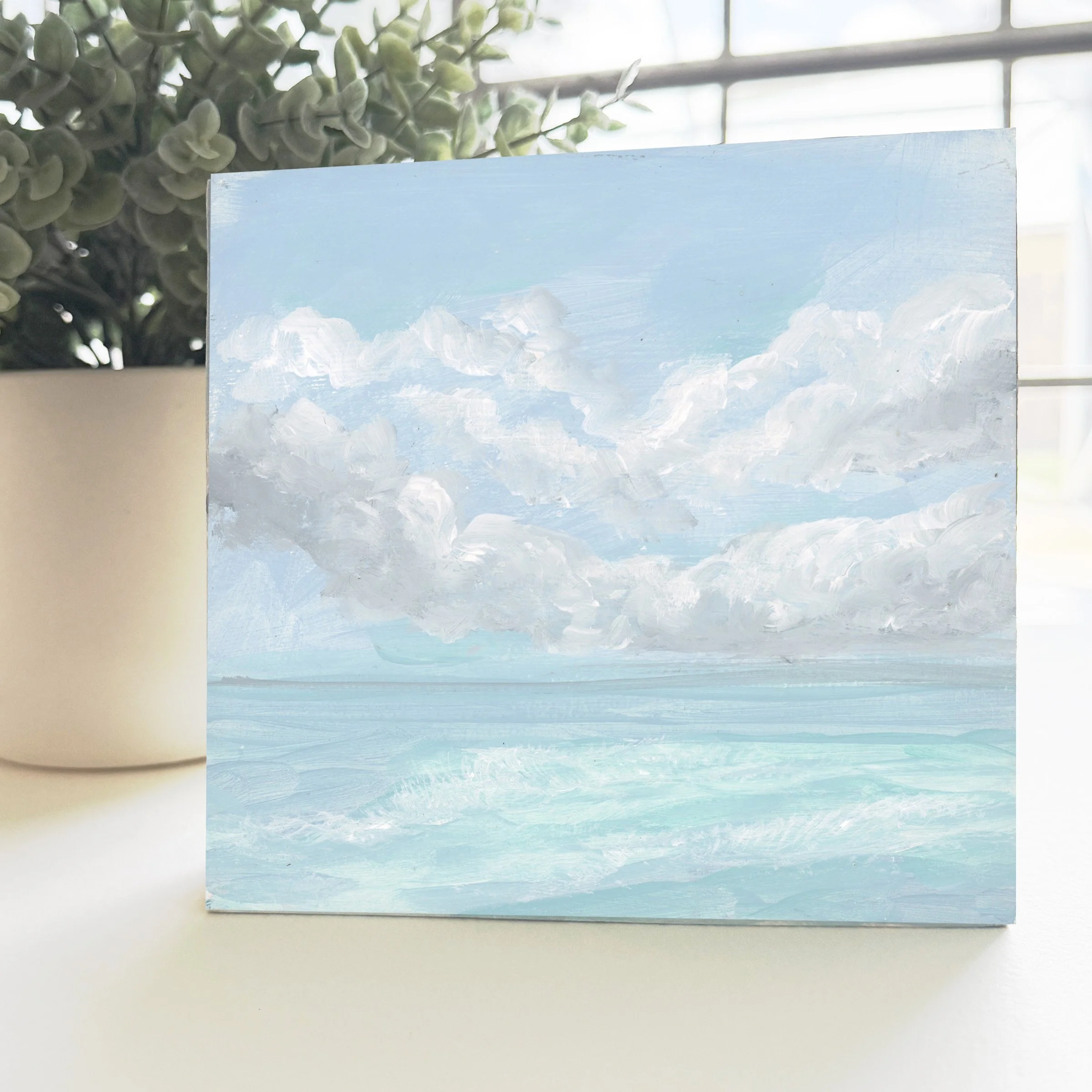 Cloudscape Painting  – Coastal Decor