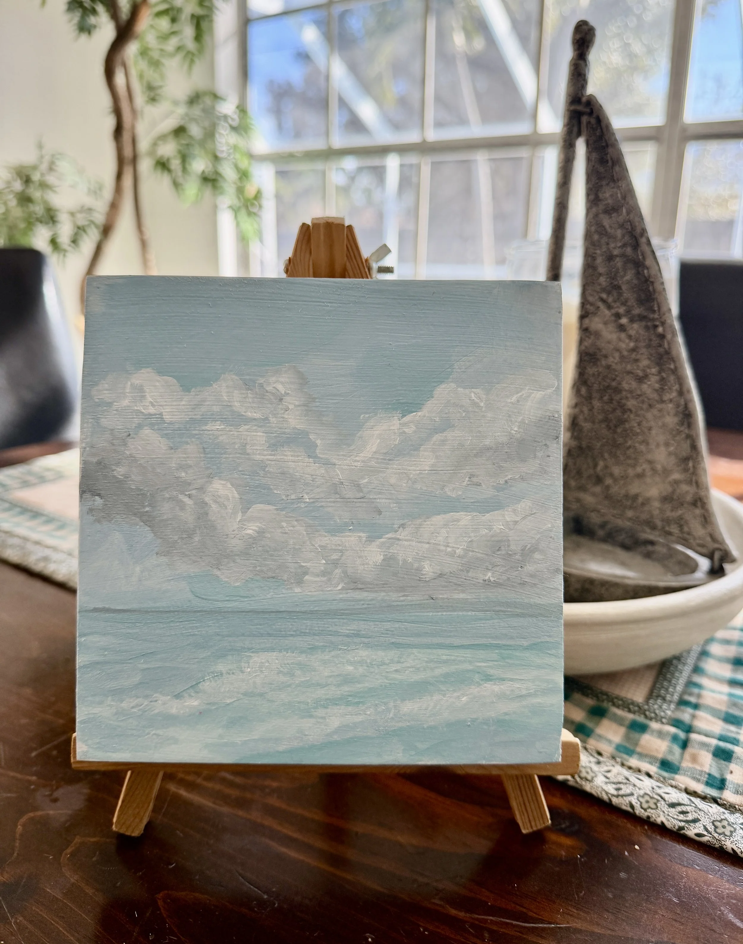 Cloudscape Painting  – Coastal Decor