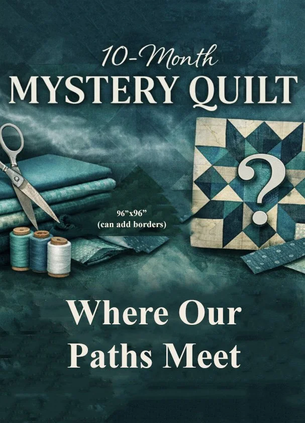 Where Our Paths Meet: A mystery quilt for 2026