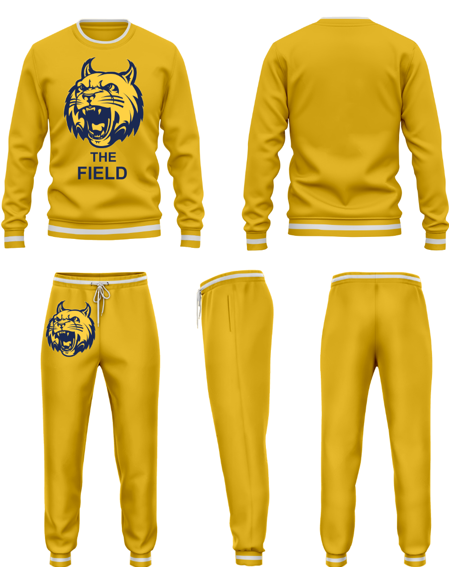 SPRINGFIELD HS EMBROIDERED YELLOW