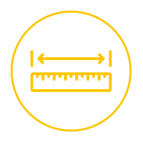 Icon Lineal – Symbol für platzsparende und effektive Verkaufsständer für Geldbörsen und Gürtel von Lederwaren Boche