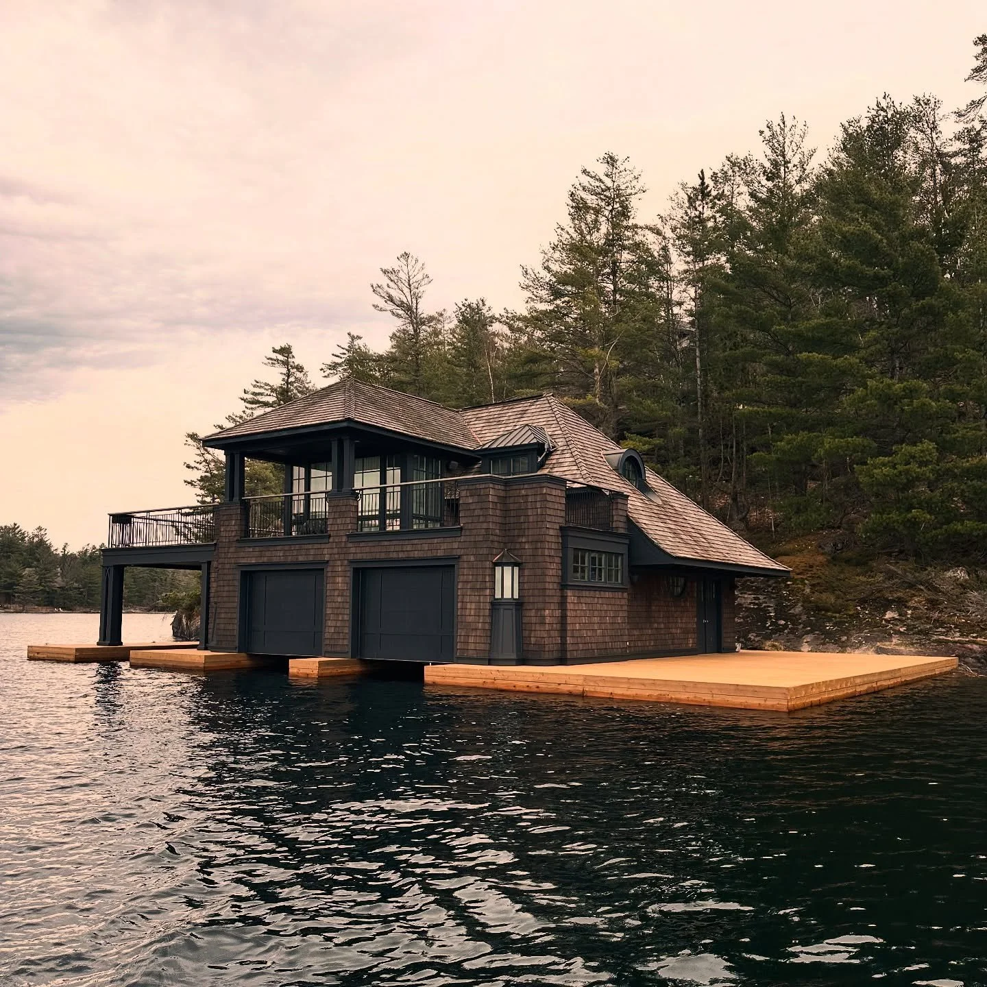 This dock is resurfaced and ready for summer! 
•
•
•
•
•
•
•
#Customhome#cottage#builder#muskoka#lakemuskoka#lakerosseau#lakejoseph#construction#houseandhome#carpentry#cottagelife#boathouse#dock#cedar#lakelife#cotta