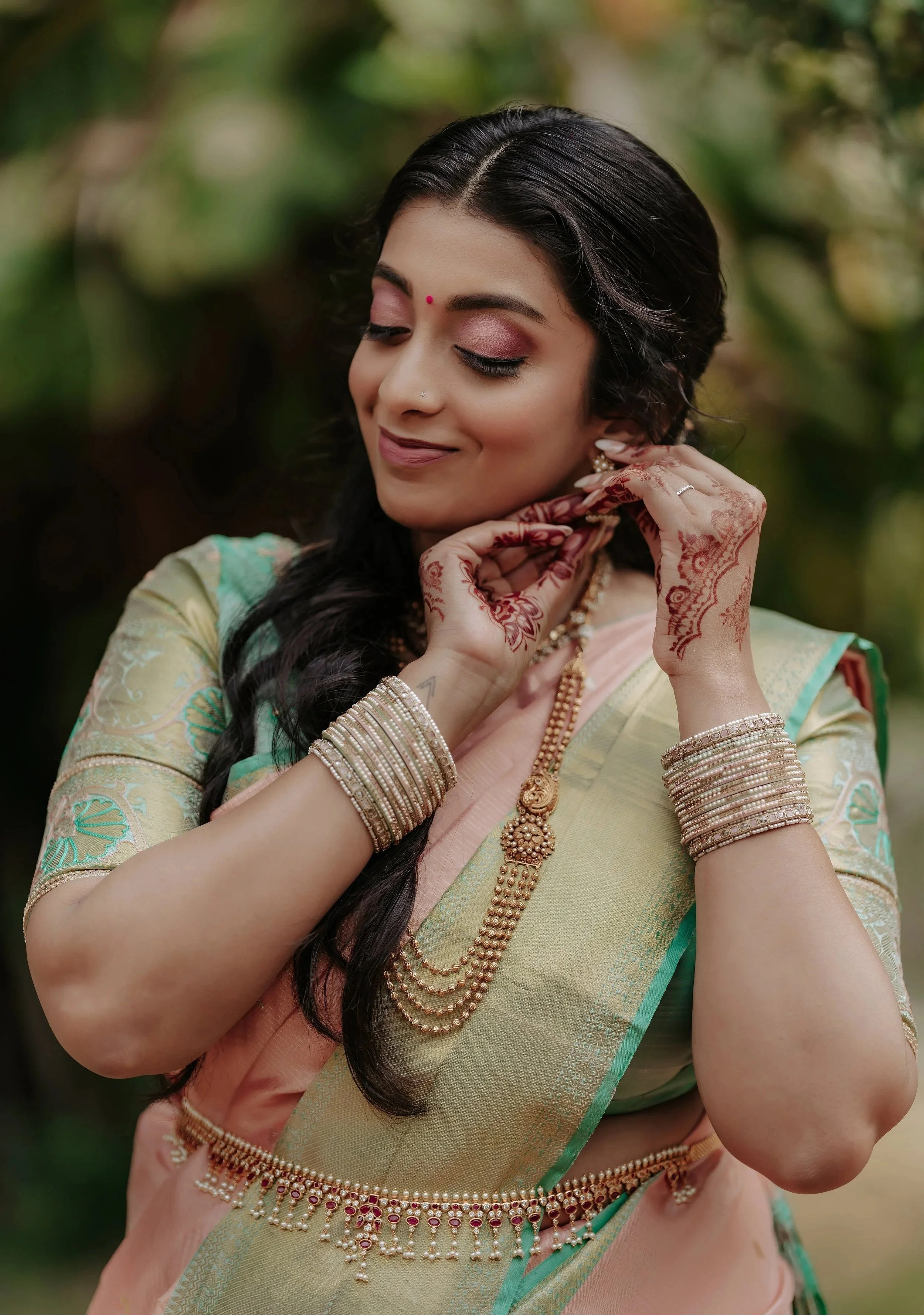 Pink By Neena Occasion Sangeet Makeup Bangalore