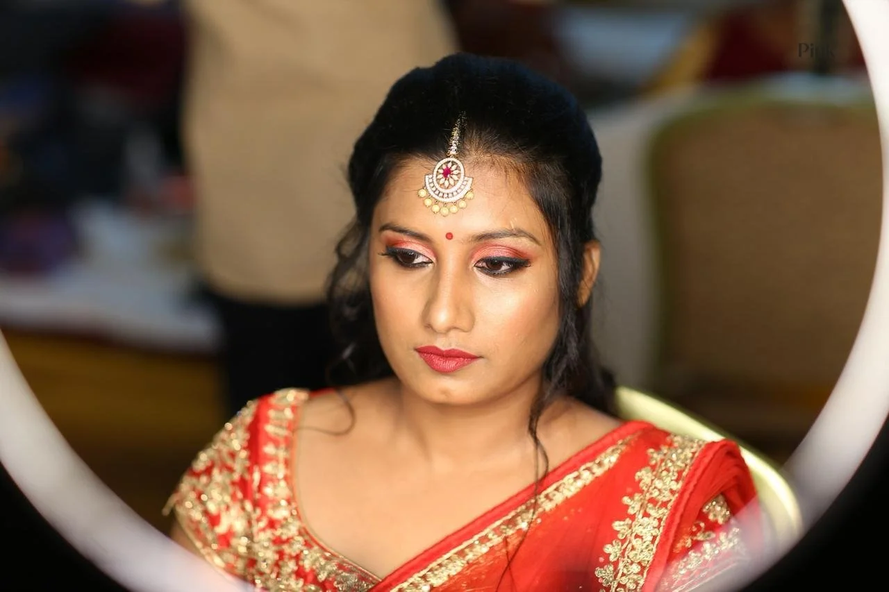 Pink By Neena Classic and Timeless Reception Makeup Bangalore
