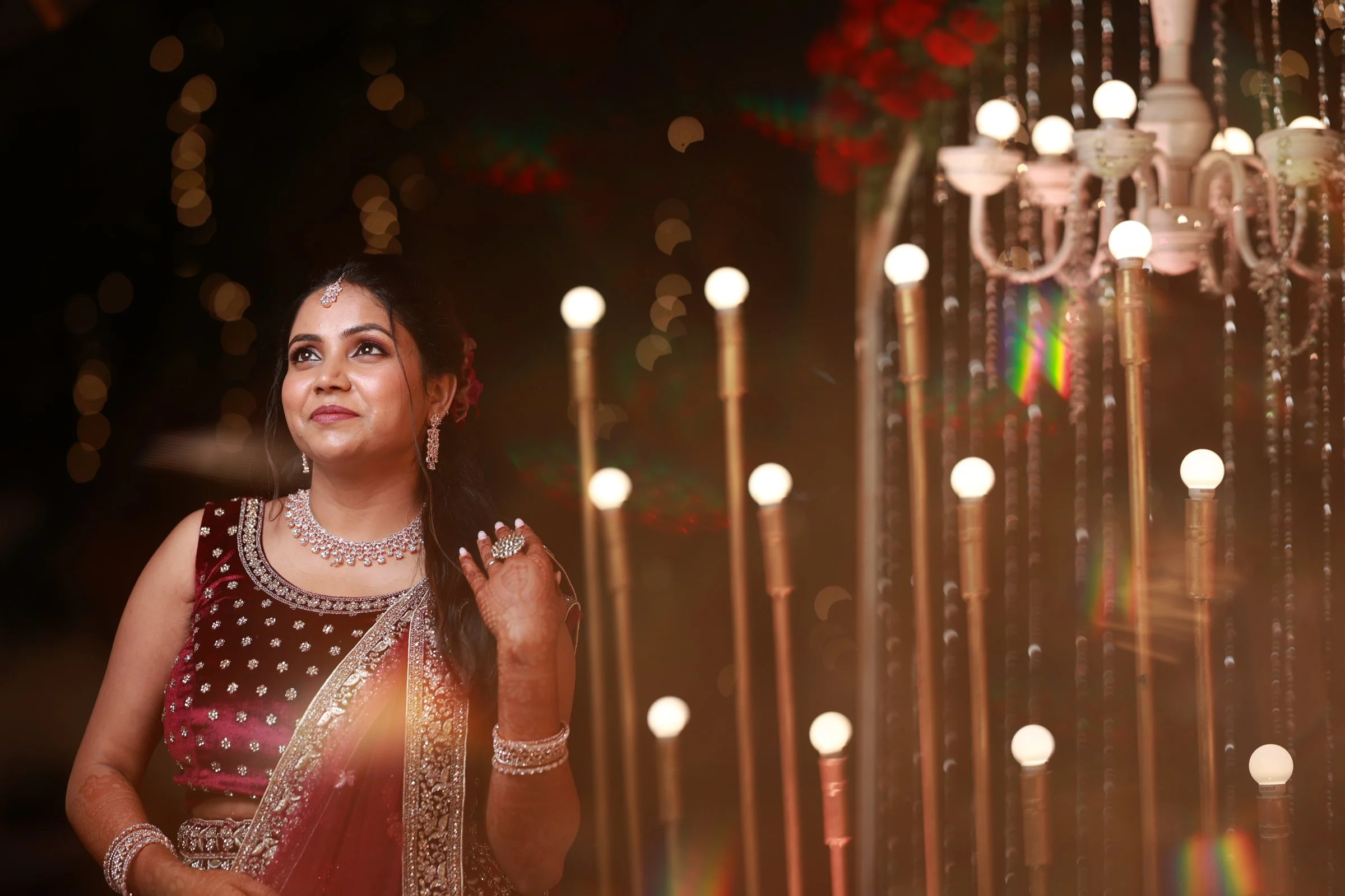Pink By Neena Occasion Sangeet Makeup Bangalore