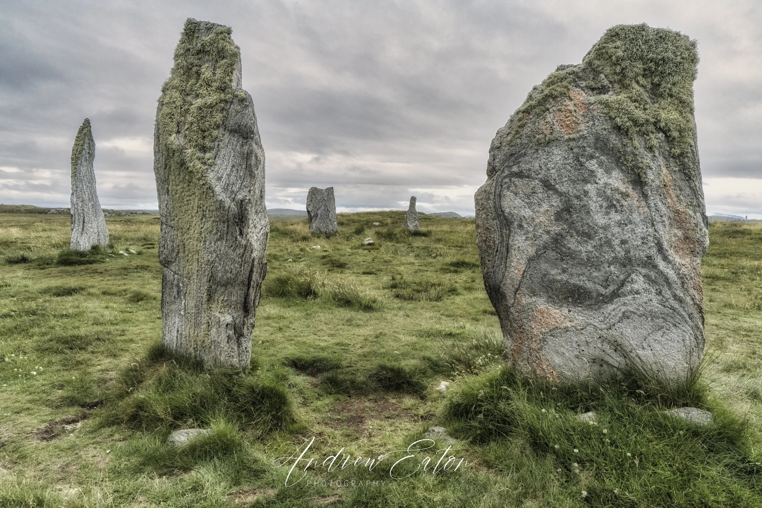 Large standing stones at Callanish