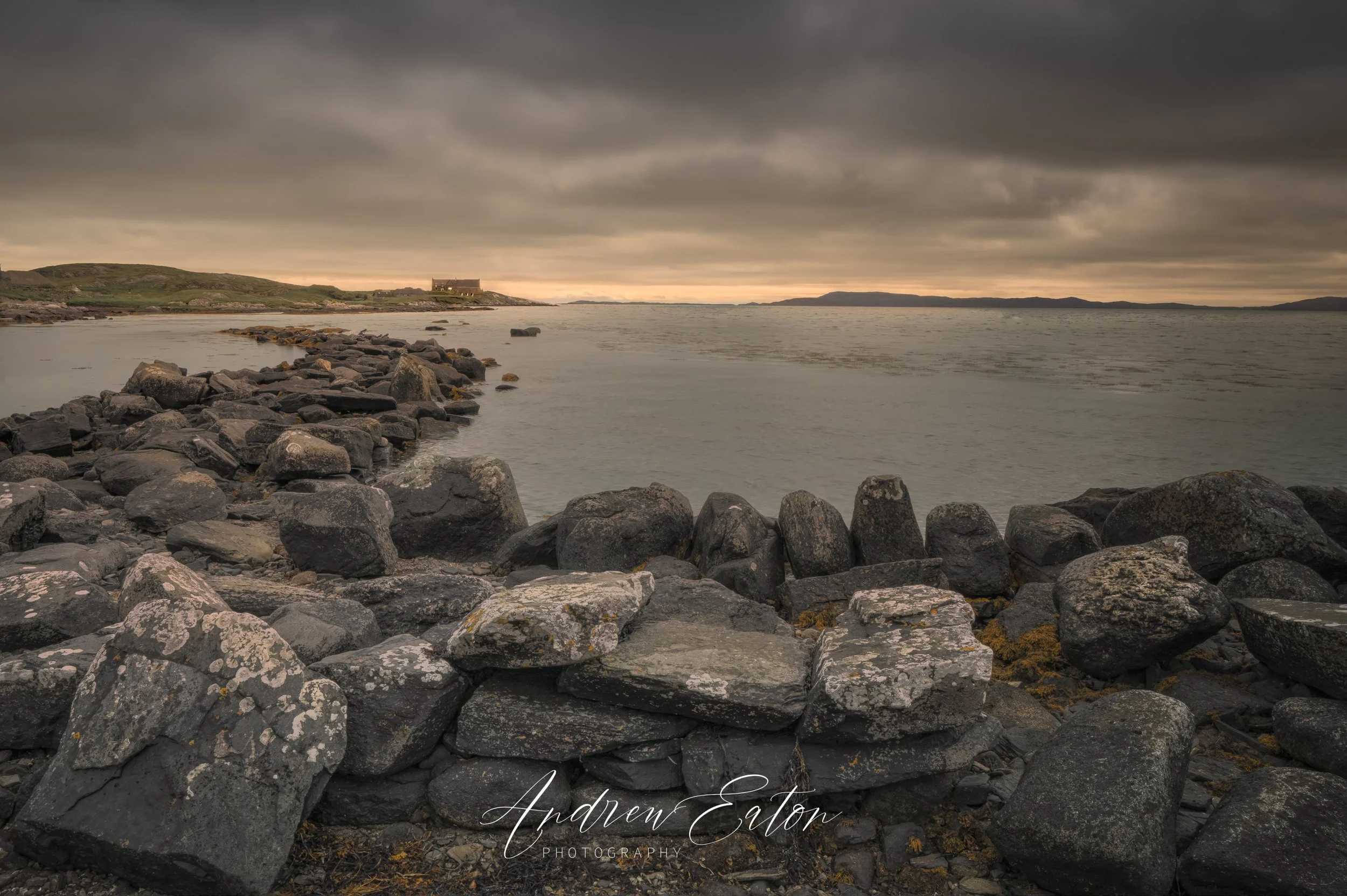 A rocky Uist coastline
