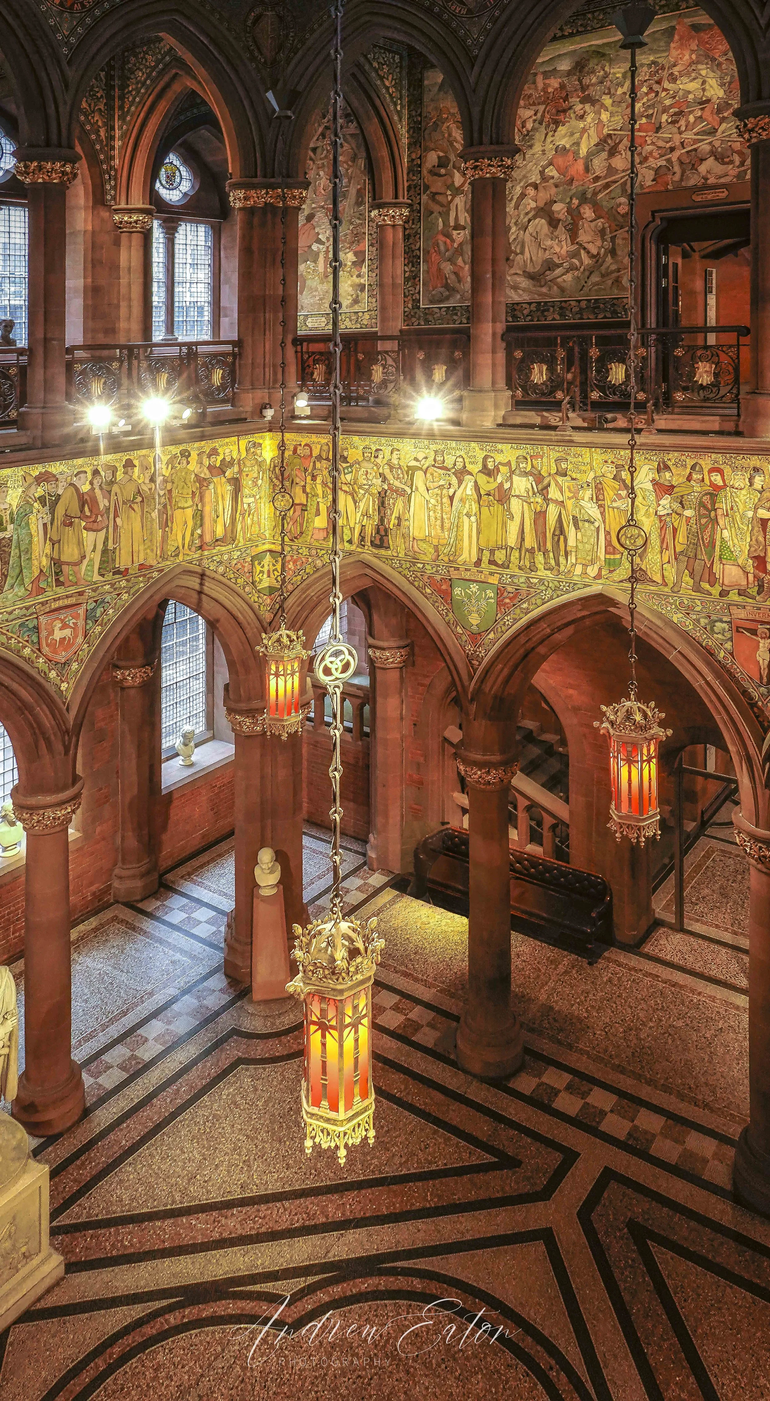The great hall of the National Portrait Gallery