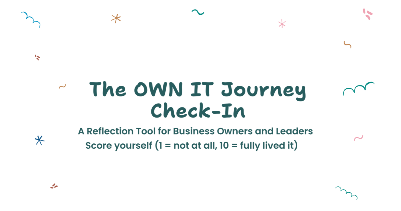 The OWN IT Journey Check-In