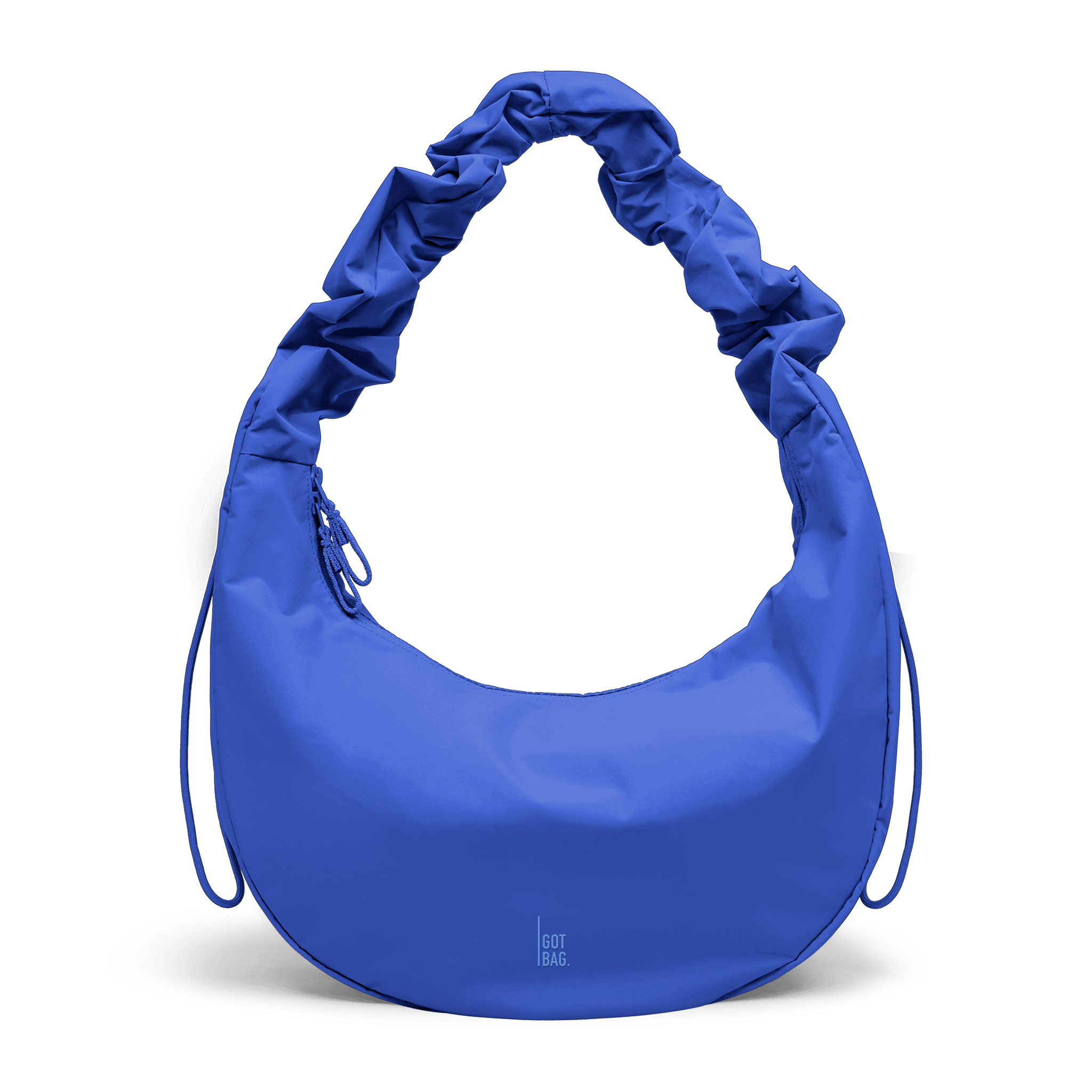 Black Got Bag reusable tote bag with drawstring sides on a plain white background.