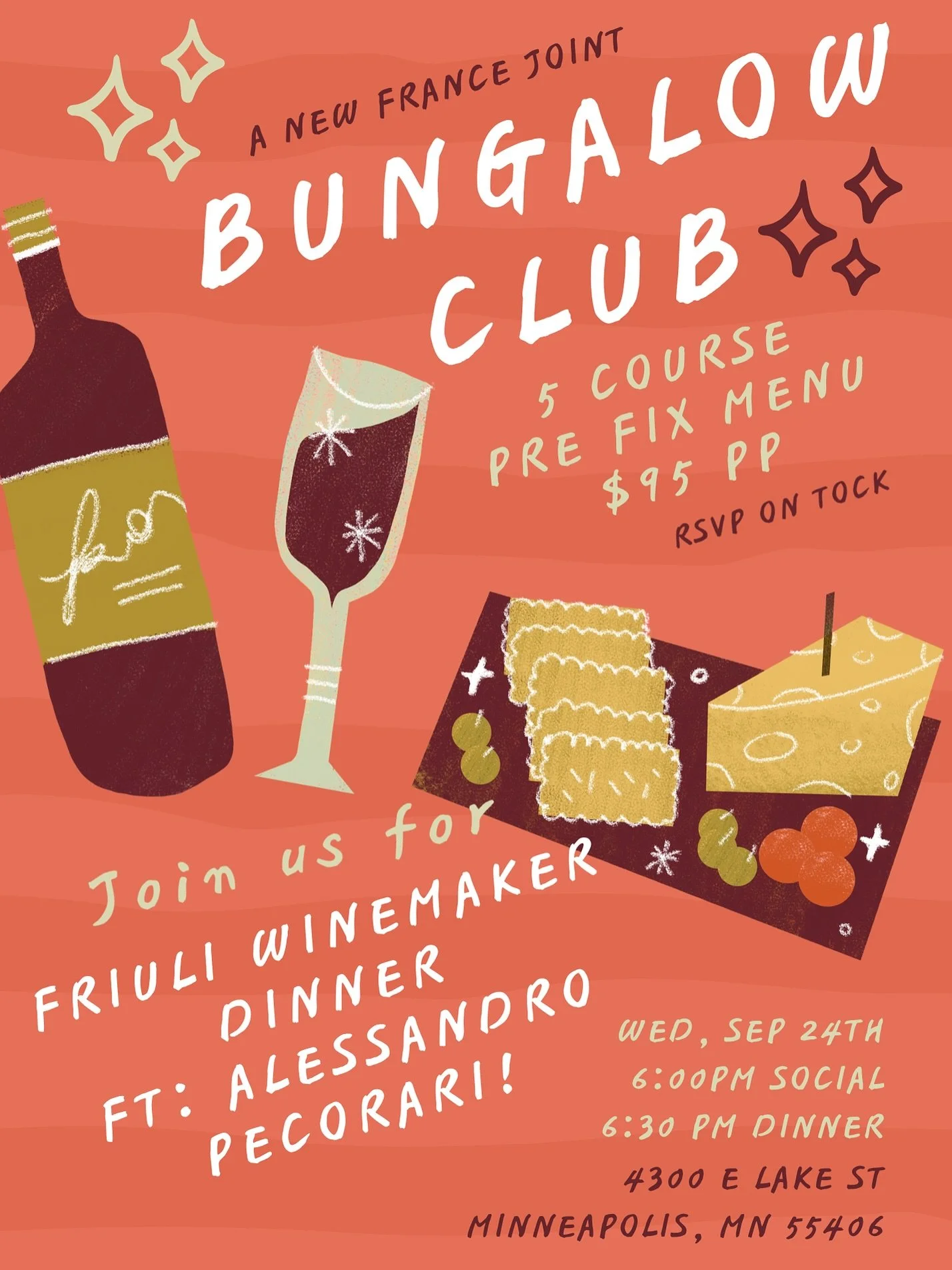 🚨🍷!! WINEMAKER DINNER !!🍷🚨

Grab a friend or two and join Italian winemaker, Alessandro Pecorari @alessandro.pecorari , as he guides us through a selection of wines from his family&rsquo;s estate in Friuli. Accompanied by a five-course tasting me
