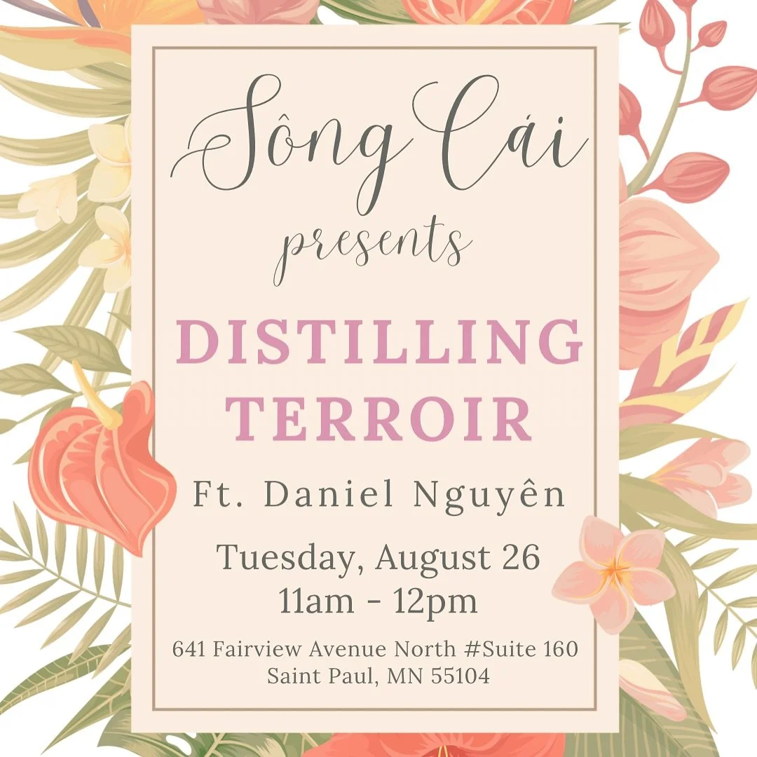 🌺🍸!! S&Ocirc;NG C&Aacute;I SEMINAR !! 🍸🌺

Join S&ocirc;ng C&aacute;i Distillery for a seminar exploring the connection between agriculture, terroir, and spirits, led by Founder and Master Distiller Daniel Nguy&ecirc;n. We&rsquo;ll begin with an i