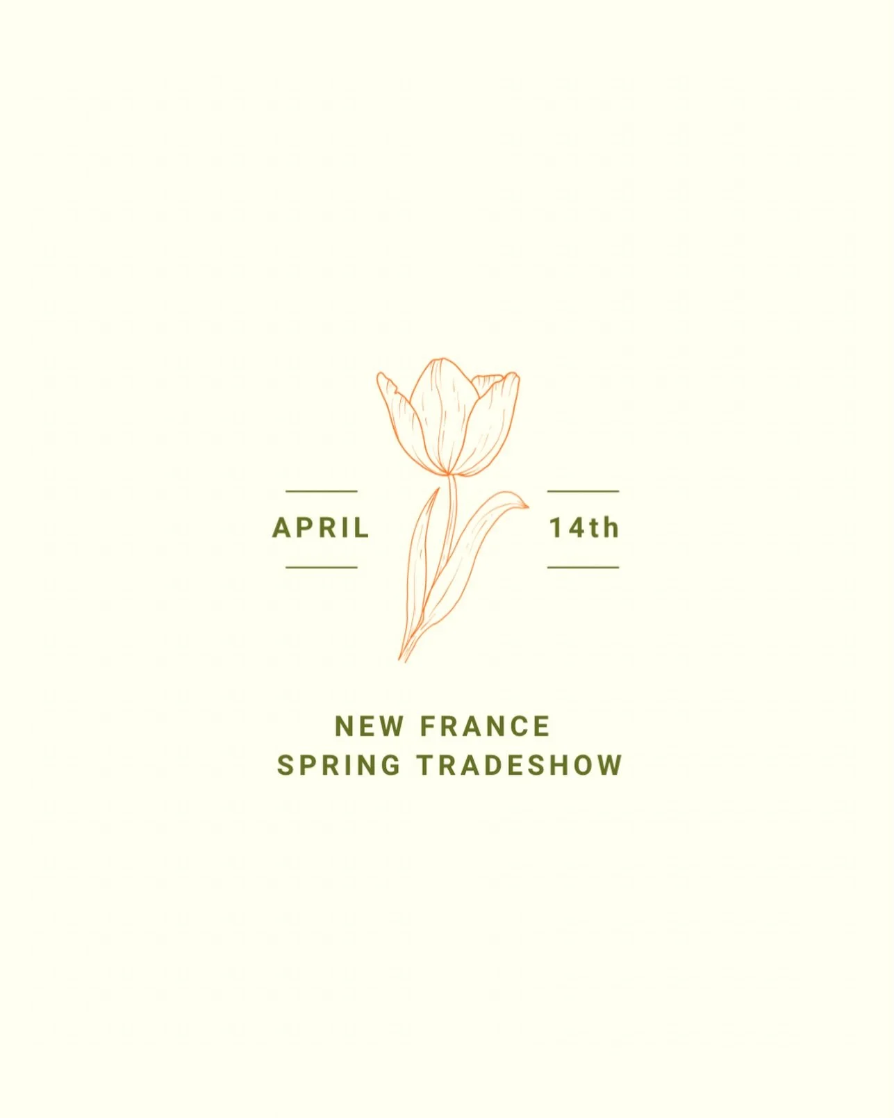 SAVE THE DATE for the New France Spring Trade Show! Tuesday, April 14th at the warehouse. Details to follow, but you know how this goes (you won&rsquo;t want to miss it).

641 Fairview Ave N. Suite 160
Saint Paul, MN 55104