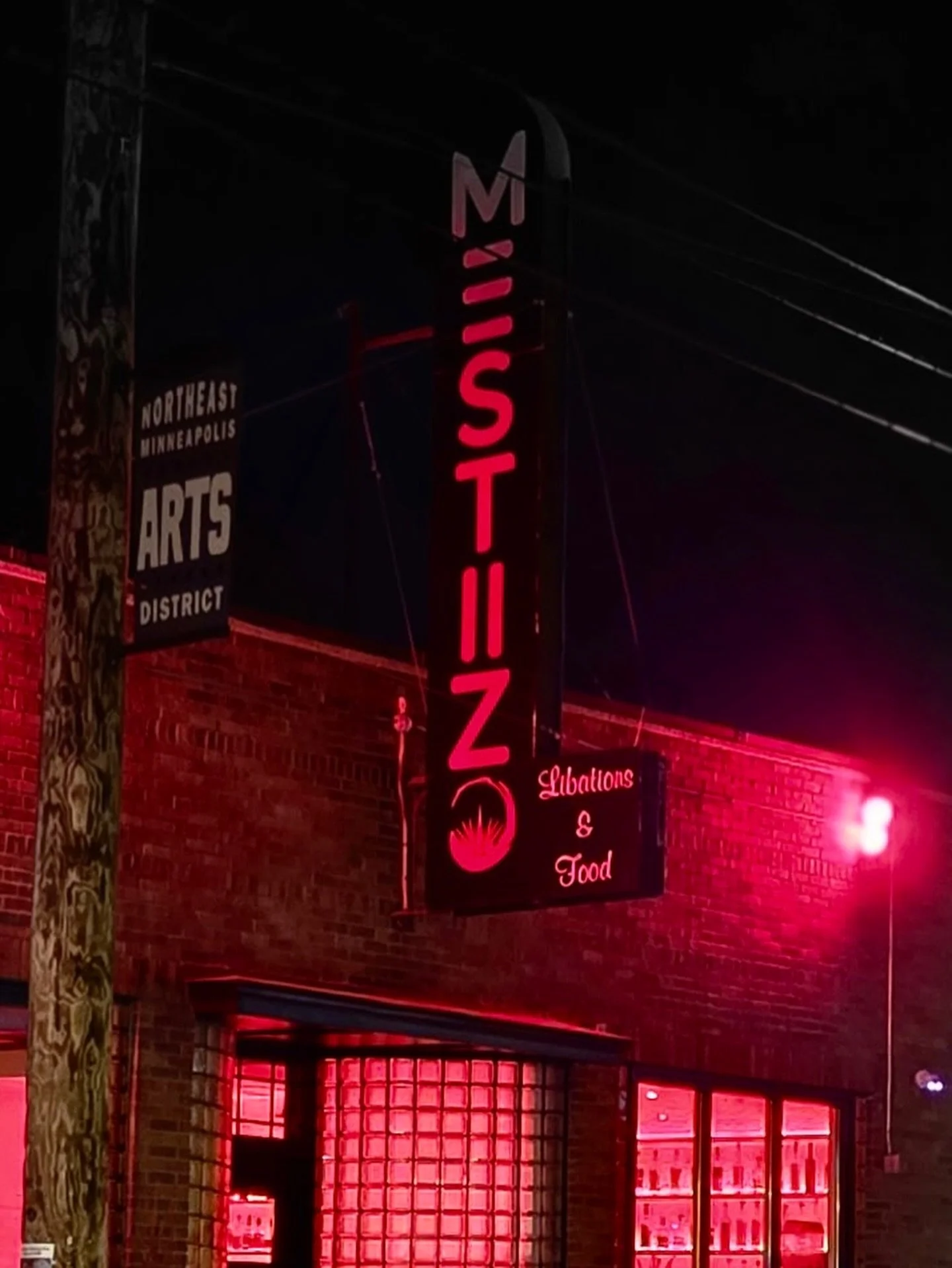 Mestiizo&nbsp;is a new Latin/Asian restaurant and bar in Northeast Minneapolis, featuring vibrant flavors bathed in snazzy red light. @calceric says the Nameless Martini is cerebral and delicious.
