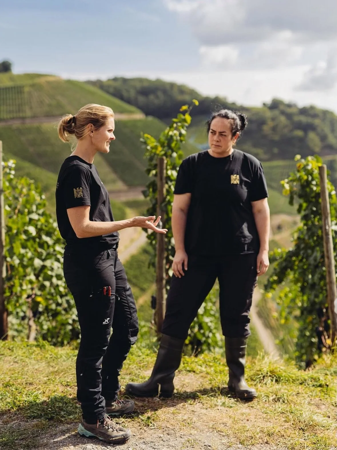 Sisters Meike and D&ouml;rte N&auml;kel are the 5th generation to run the pioneering Ahr Valley winery Meyer-N&auml;kel. The duo maintains the Meyer-N&auml;kel estate&rsquo;s focus on quality red wine, as they strive to make the terroir of their stee