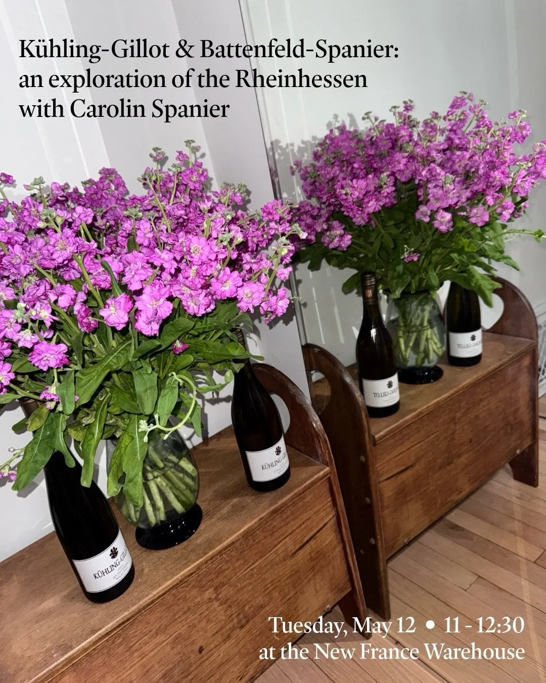 Join us for an intimate seminar with Carolin Spanier, one of the leading voices shaping the modern identity of the Rheinhessen. Representing both Weingut K&uuml;hling-Gillot and Weingut Battenfeld-Spanier, Carolin will guide us through the evolution 