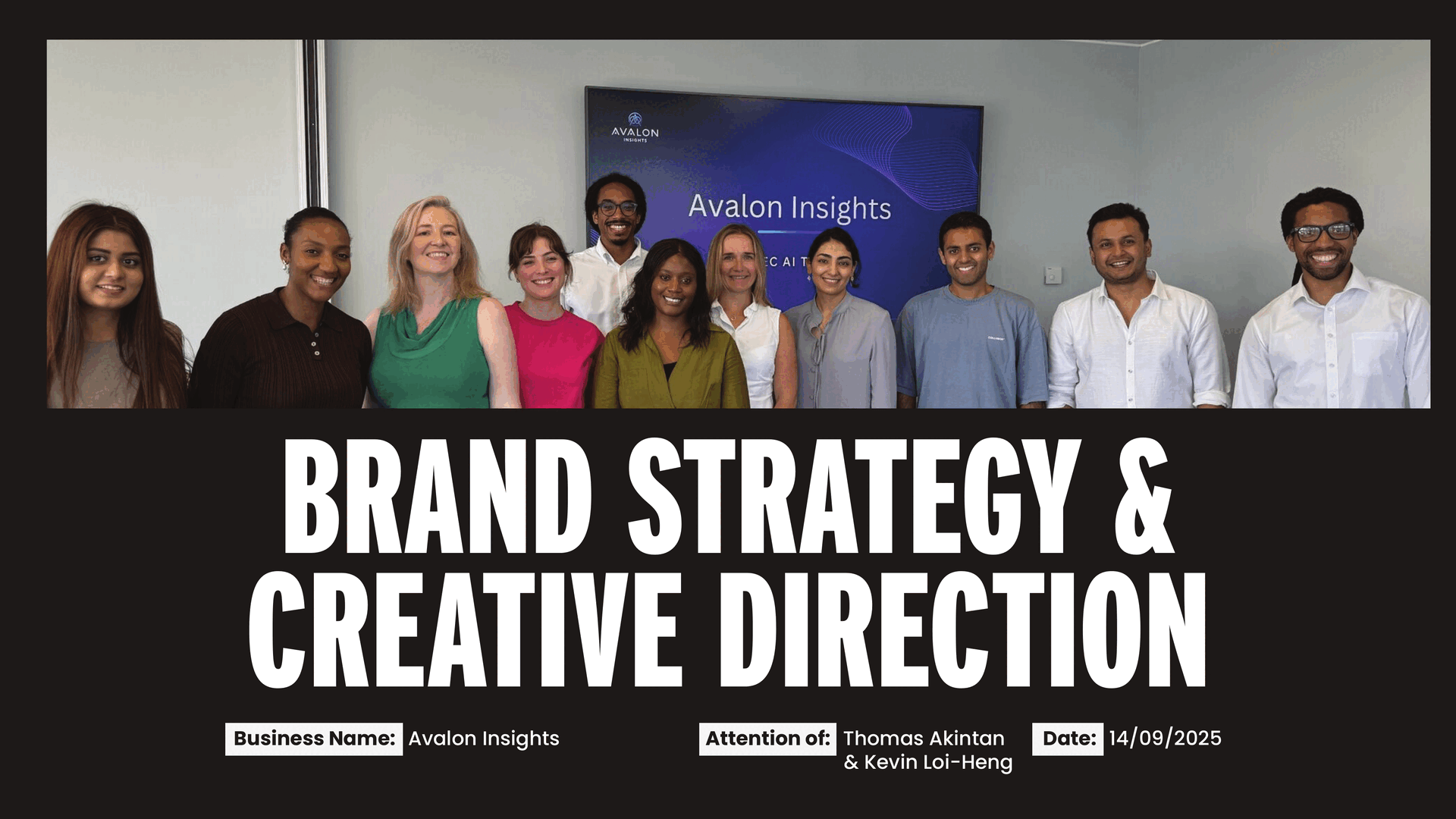 A flipthrough of my Brand Strategy and Creative Direction Presentation, including essential pages and topics such as: Brand Mission and Vision, Values, Audience Personas, Competitor Analysis, Brand Voice and Tone, and Moodboards Abubakr Moolla London