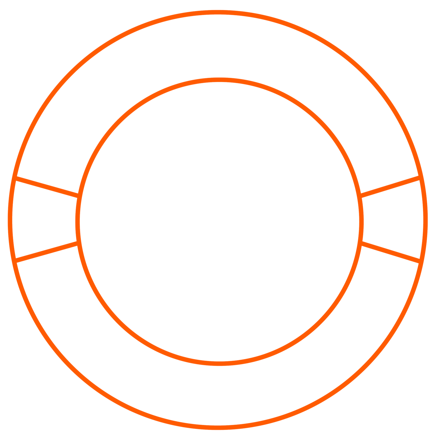 Rounded Logomark for Abubakr Design Co, with the words "ABU-BAKR DESIGN CO" "2025" "DARE TO BE DIFFERENT"
