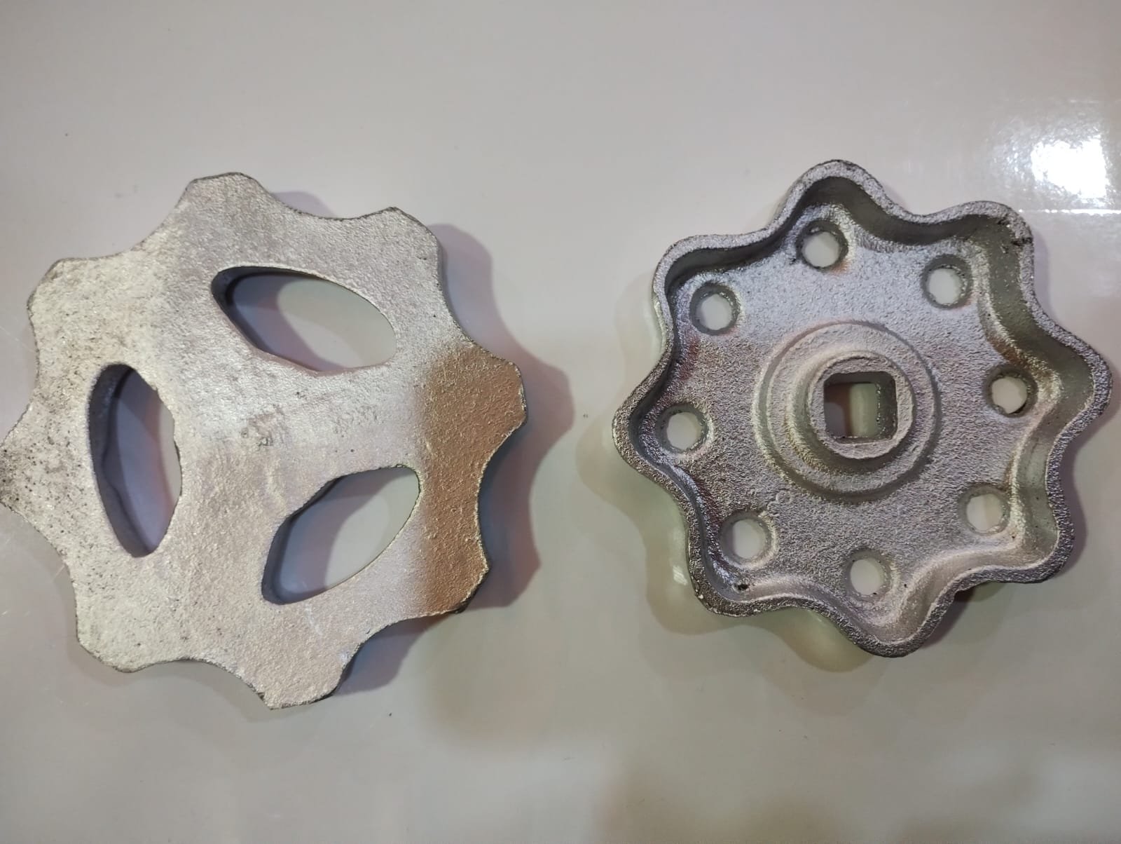 Volantes en aluminio para válvulas